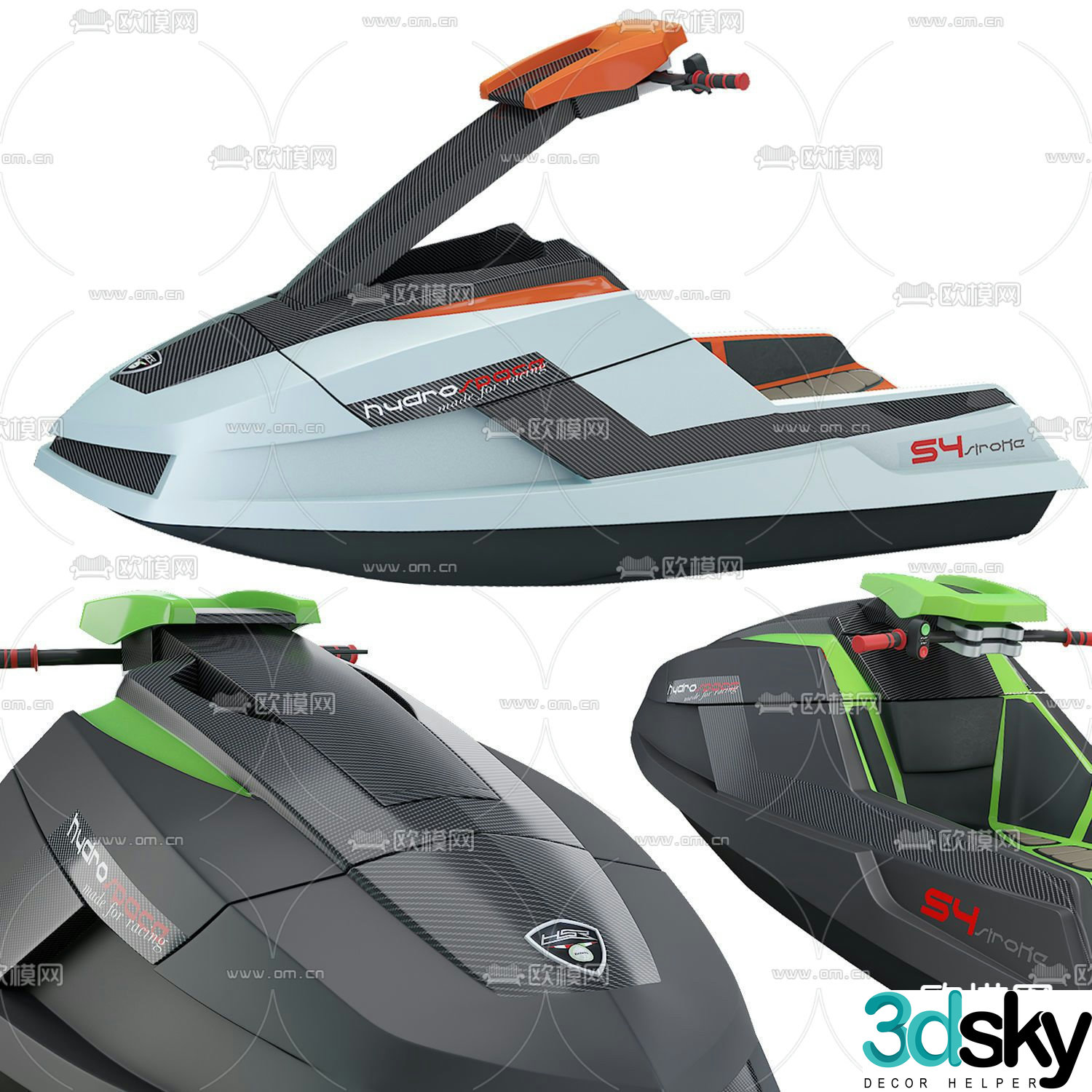 Jet ski 3d model