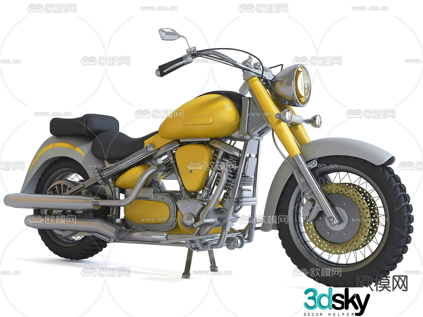 motorcycle vehicle 3d model
