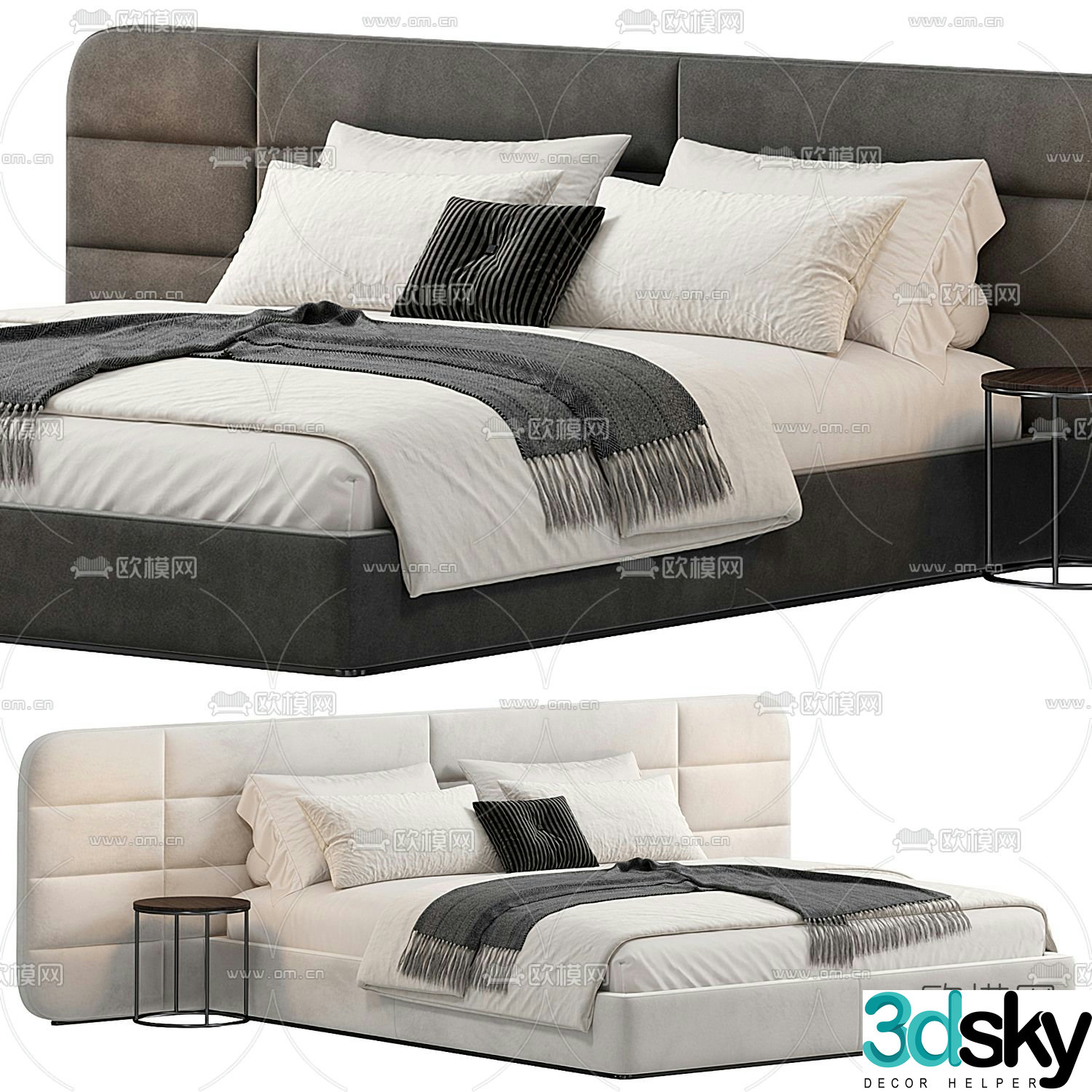 MISSANA double bed 3d model