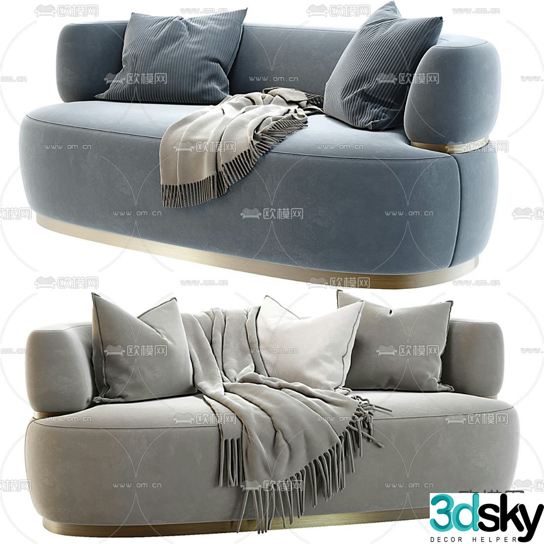 FLEXFORM loveseat 3d model