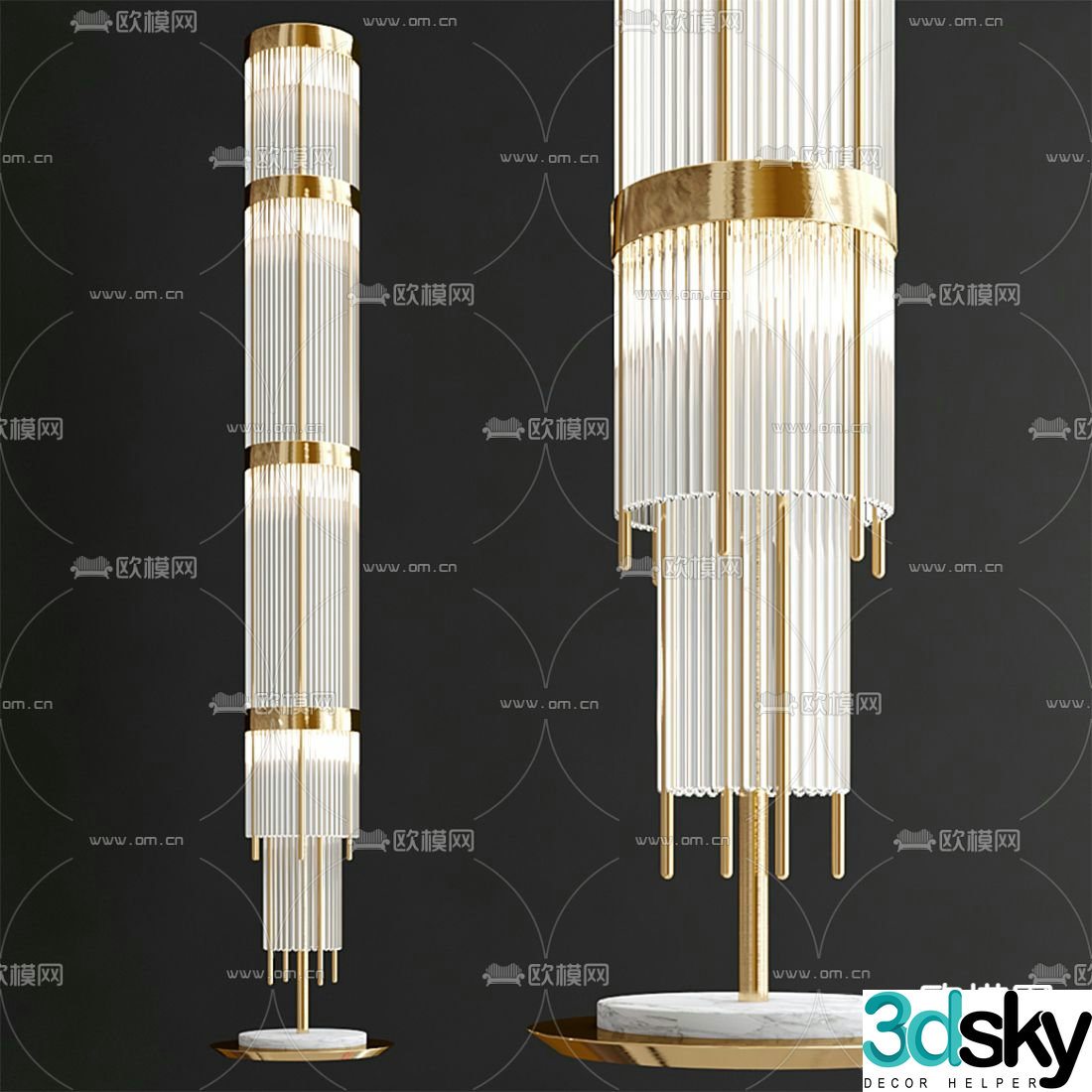 FLOS floor lamp 3d model