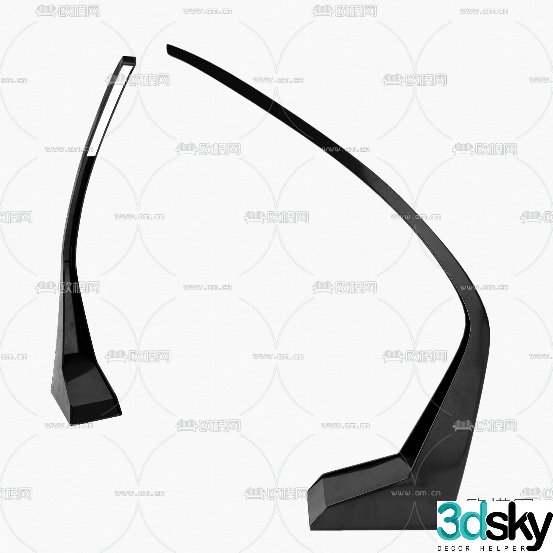 FLOS modern desk lamp 3d model
