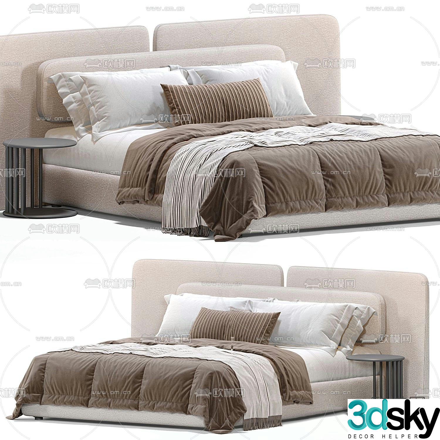 MISSANA double bed 3d model