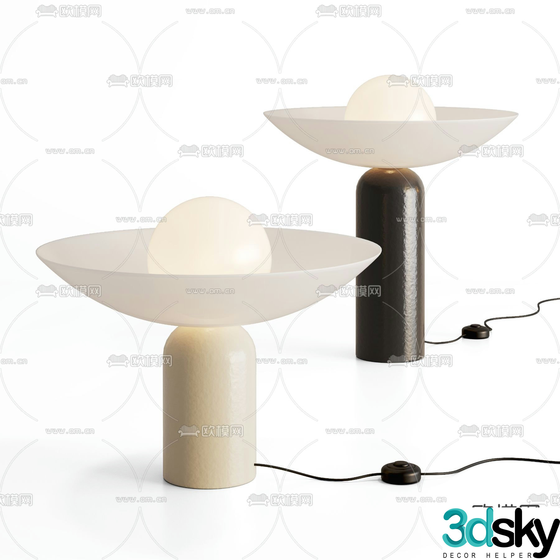 FLOS table lamp 3d model