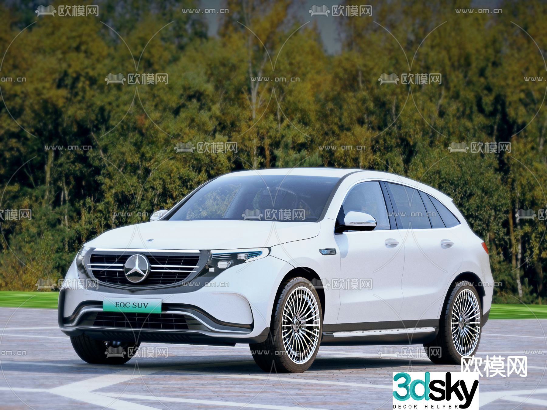 Mercedes-Benz pure electric SUV 3D model