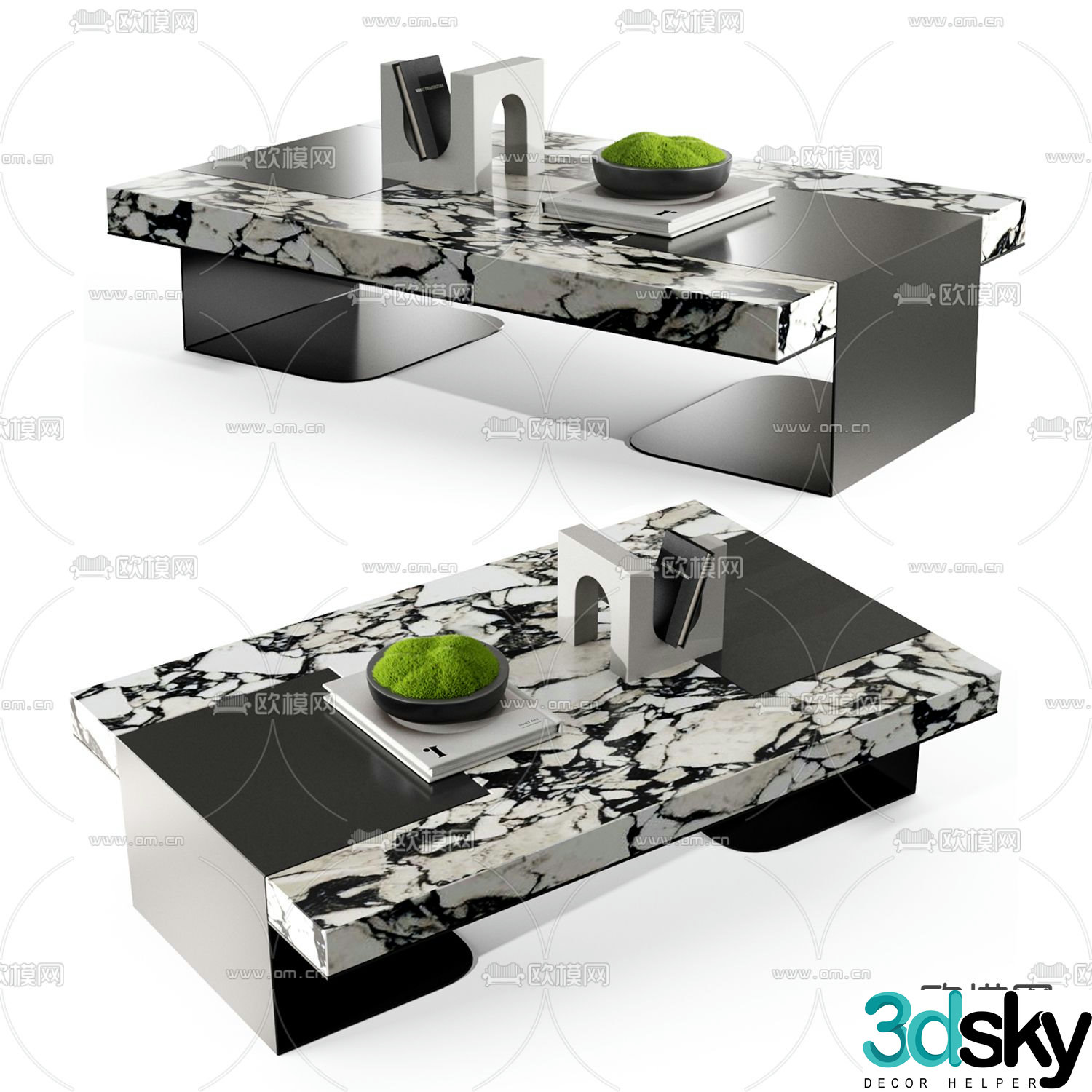 MISSANA marble coffee table 3d model
