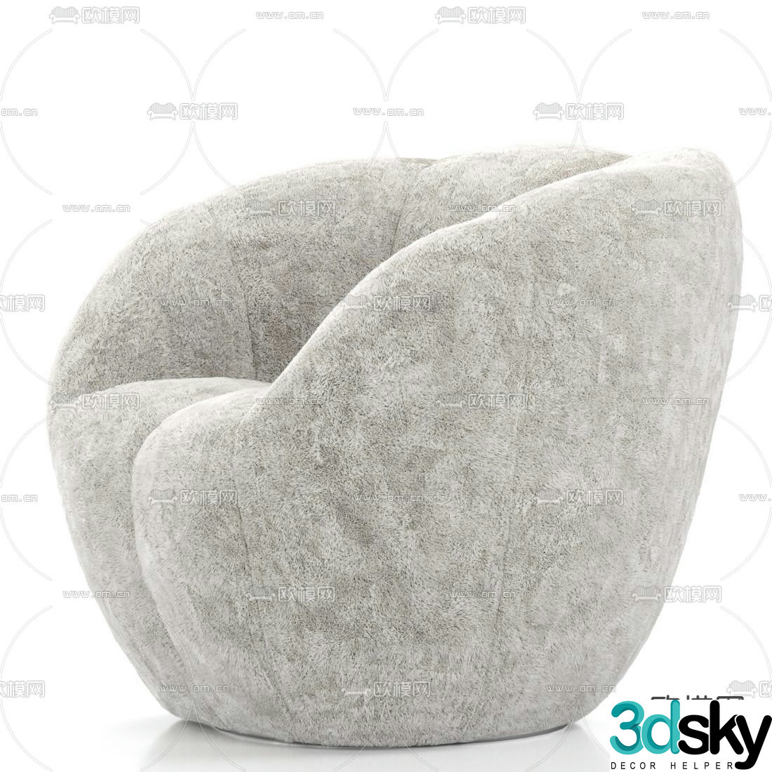 Roche Bobois beanbag 3d model