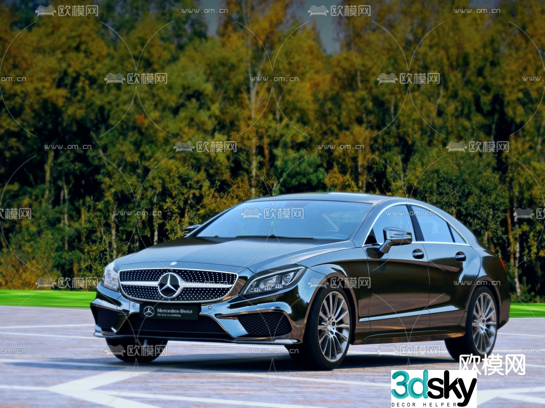 Mercedes Benz car 3d model