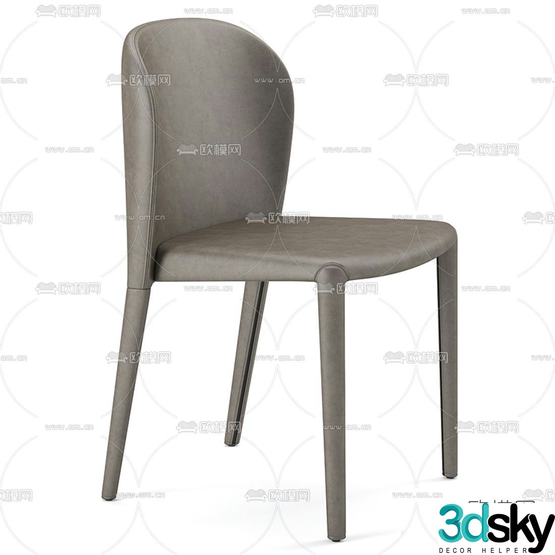 Cattelan Italia single chair 3d model