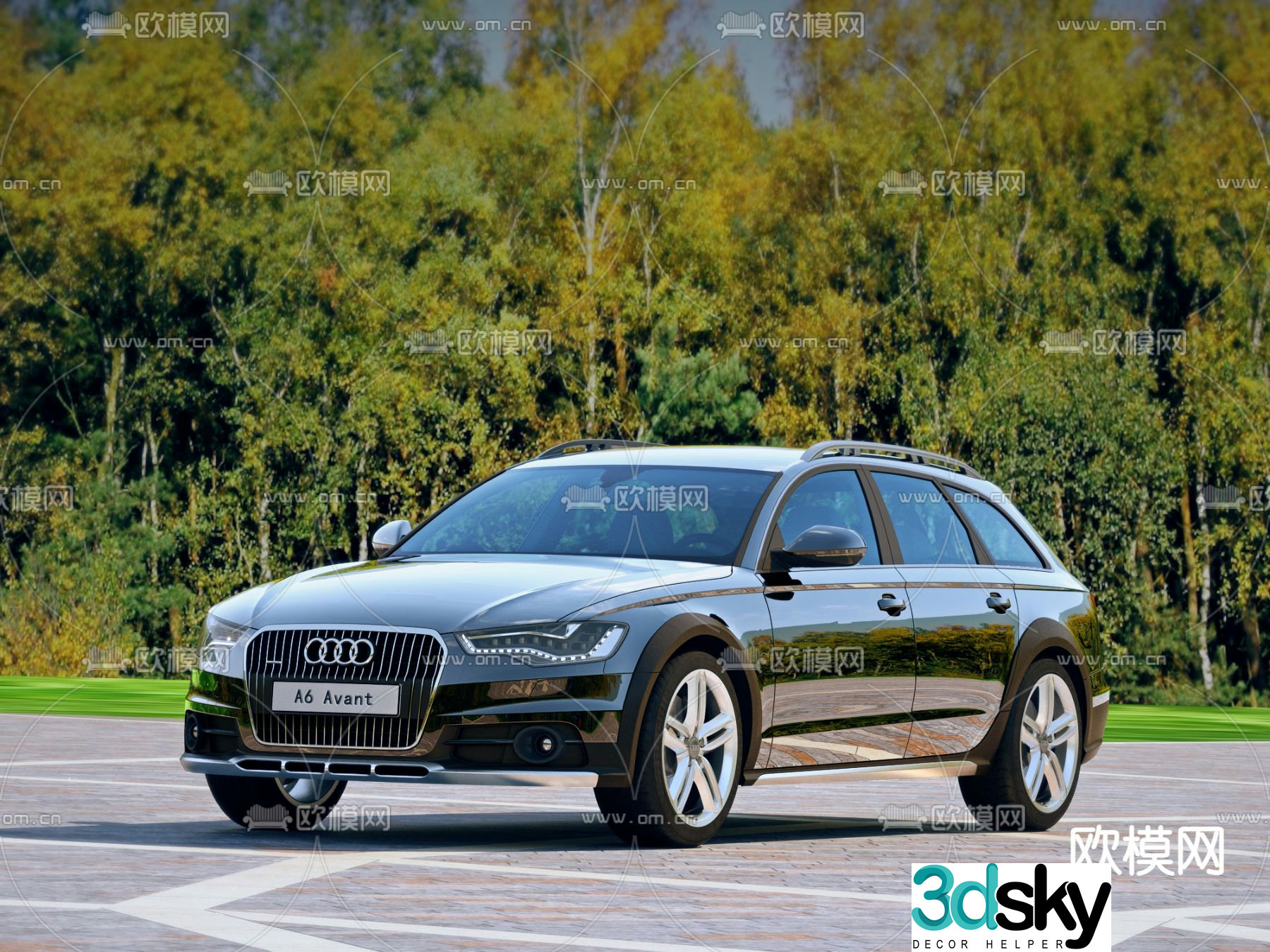 Audi A6 Avant 3d model