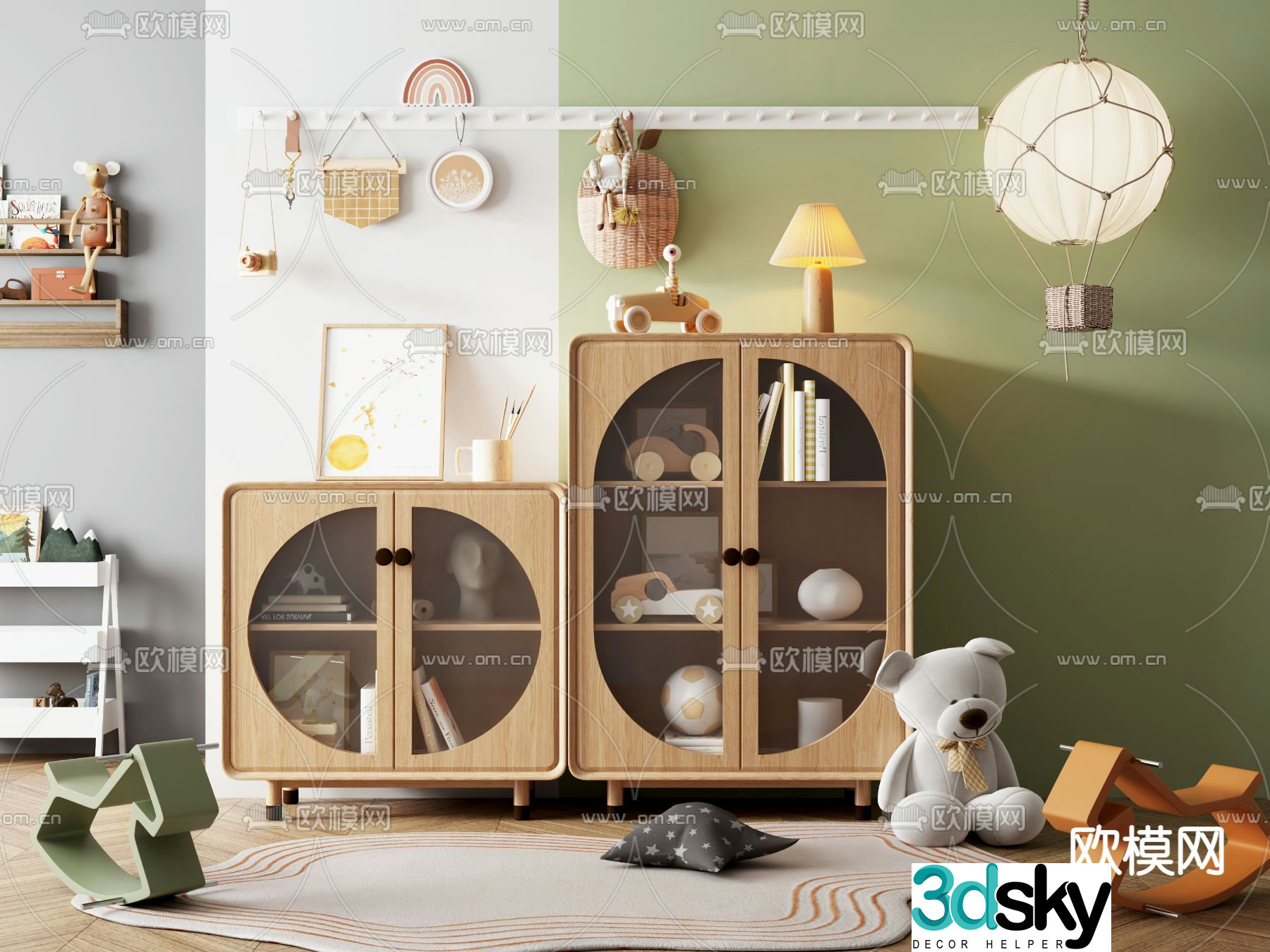 Children’s sideboard Children’s locker 3d model