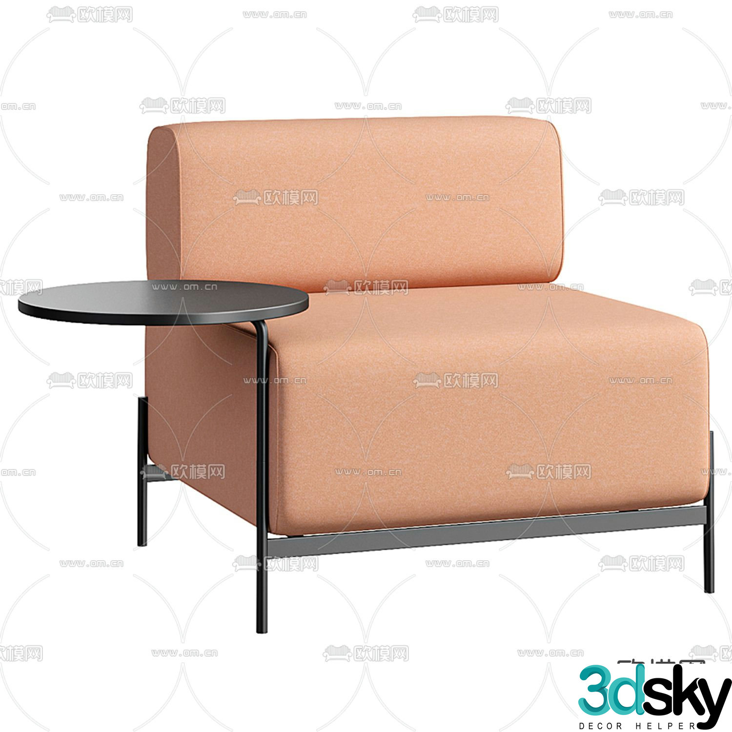 B&B Italia lounge sofa 3d model