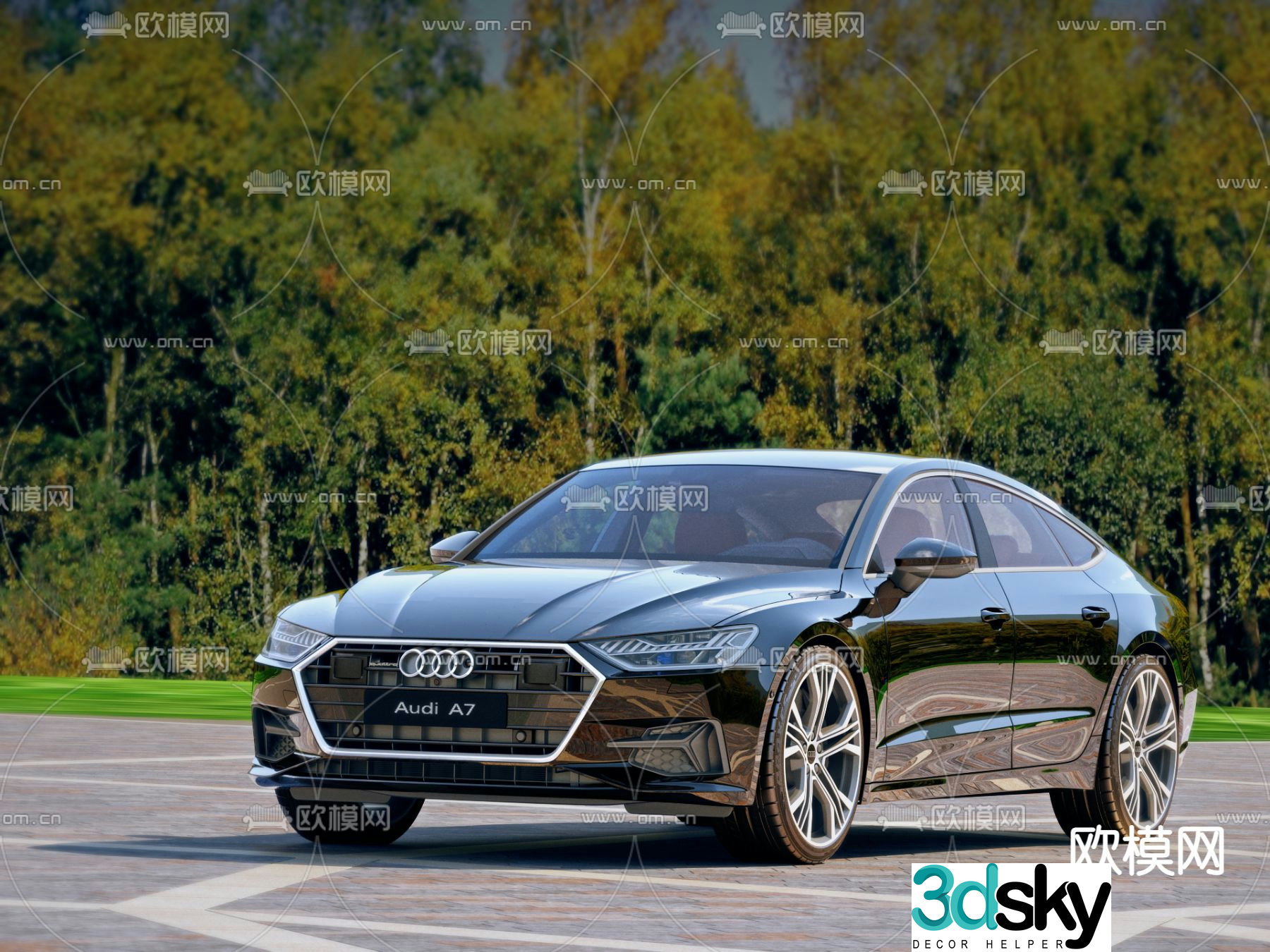 Audi car 3d model