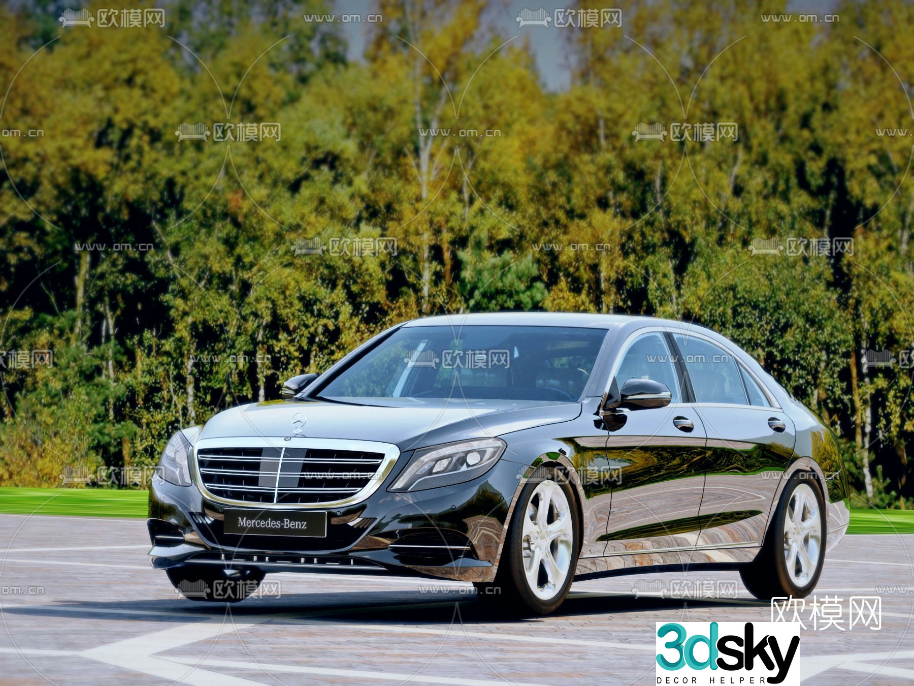 Mercedes Benz car 3d model