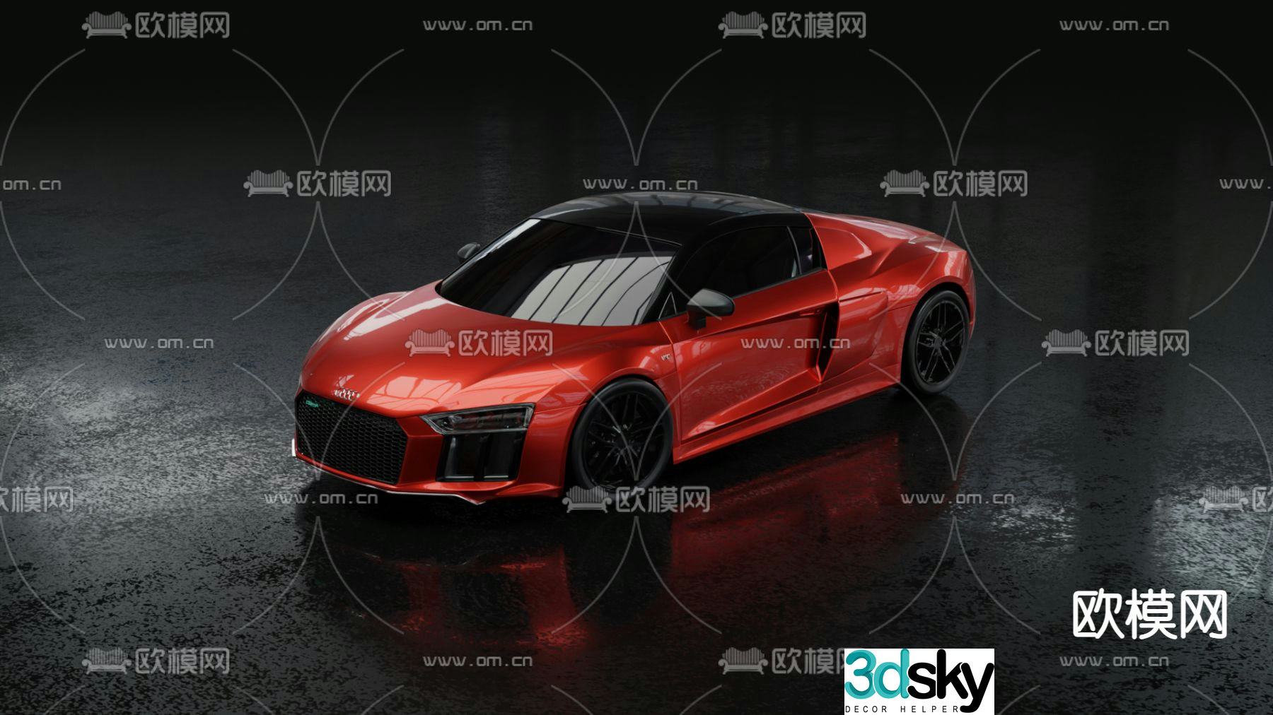 car sports car 3d model