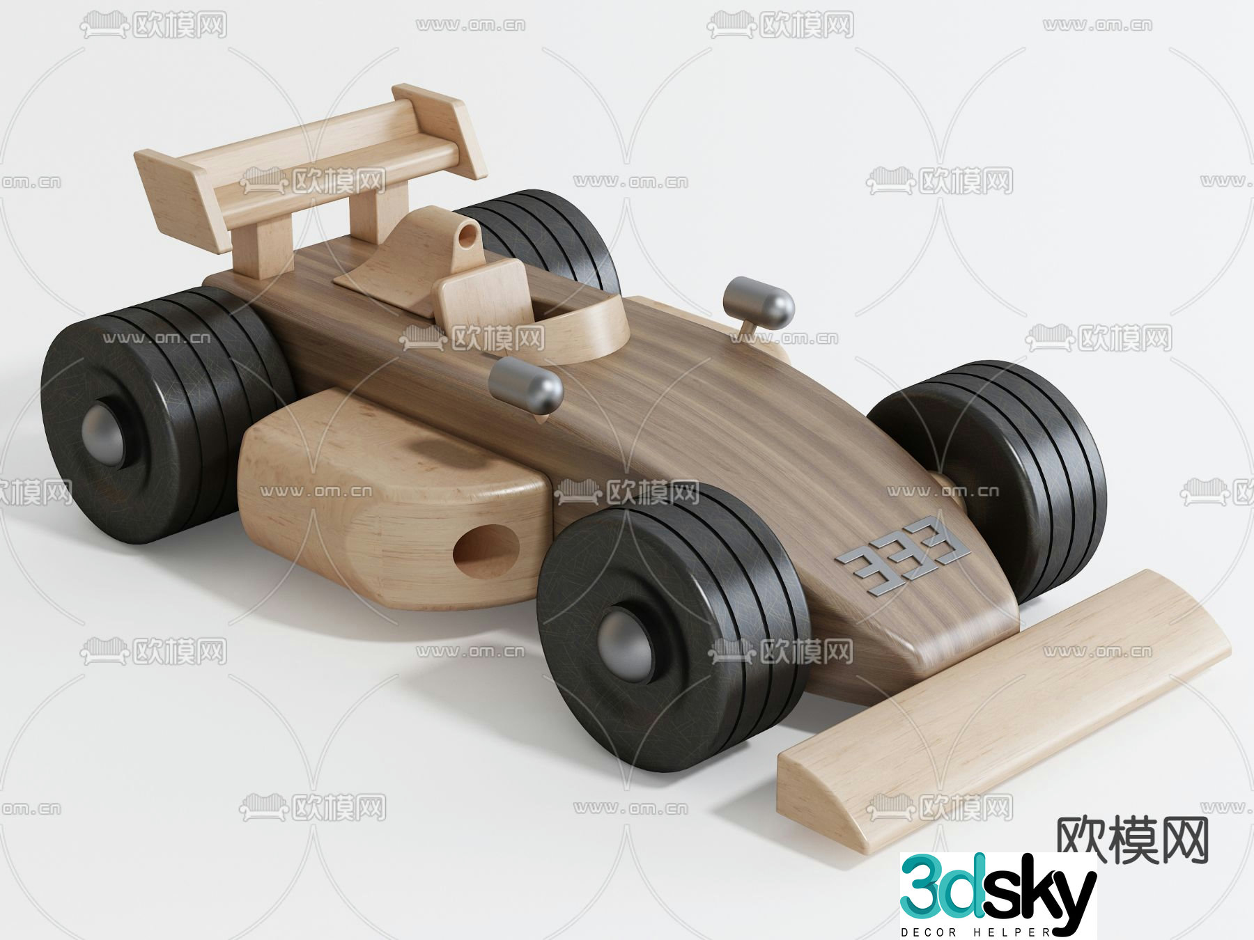 toy car racing 3d model