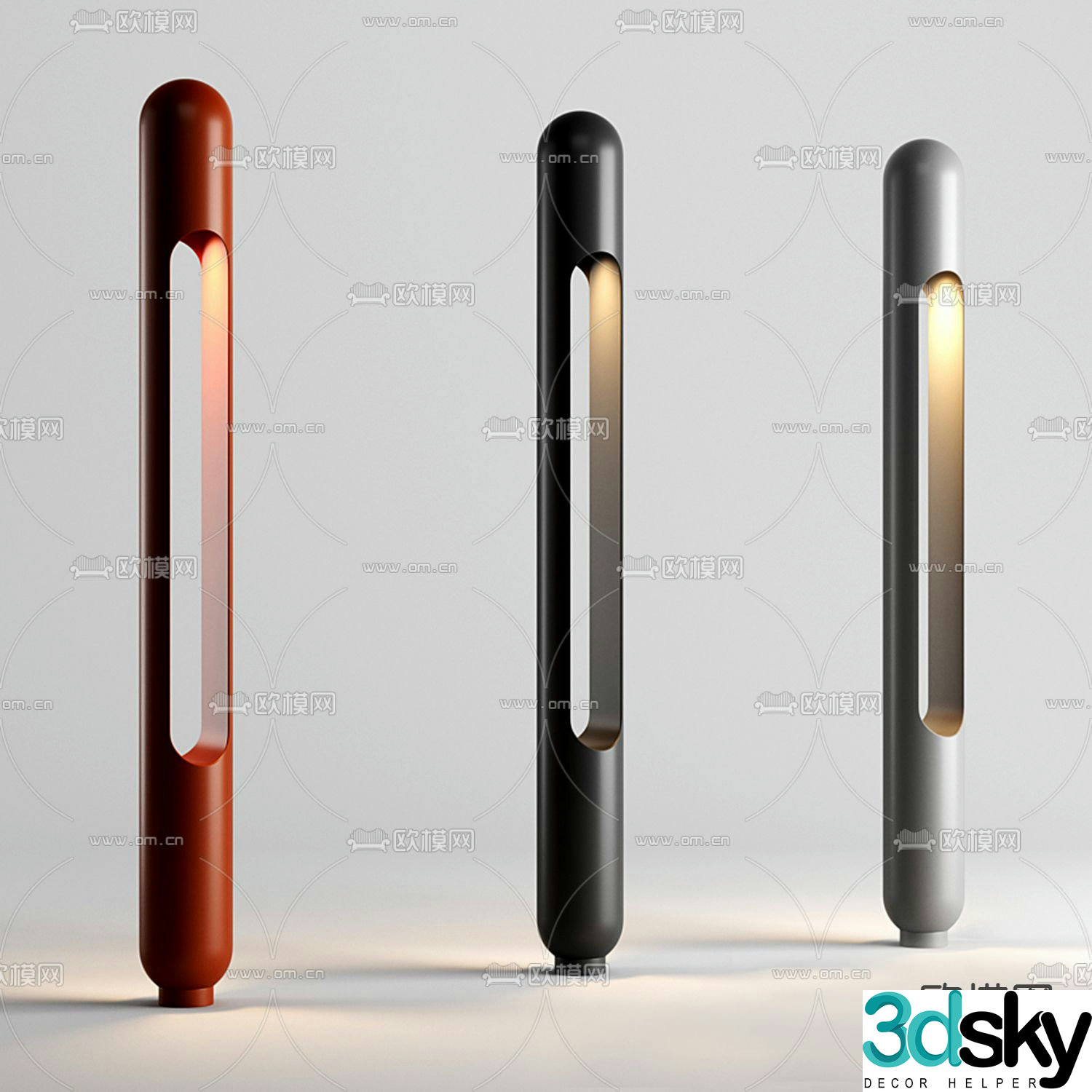 B&B Italia floor lamp 3d model