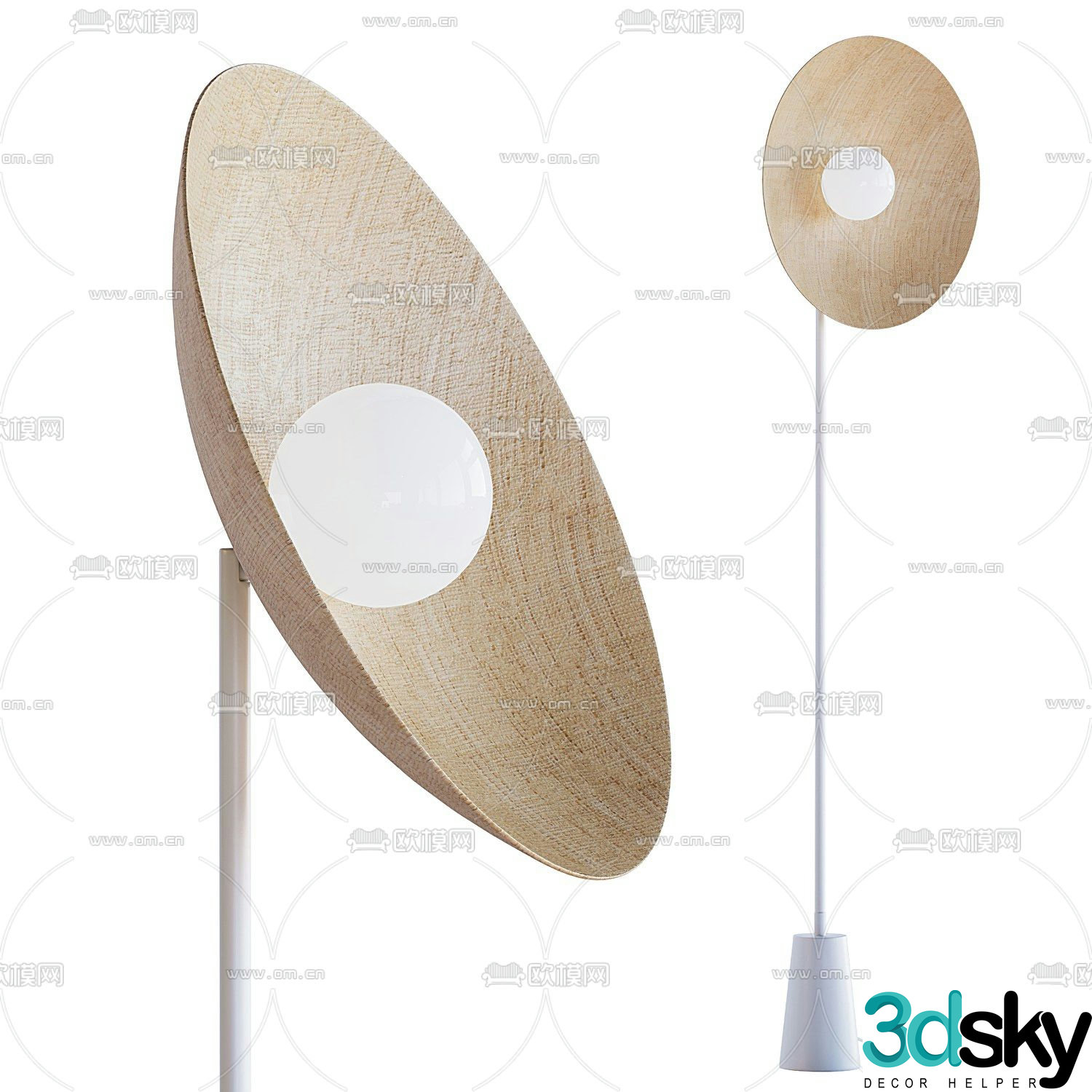 FLOS disc floor lamp 3d model