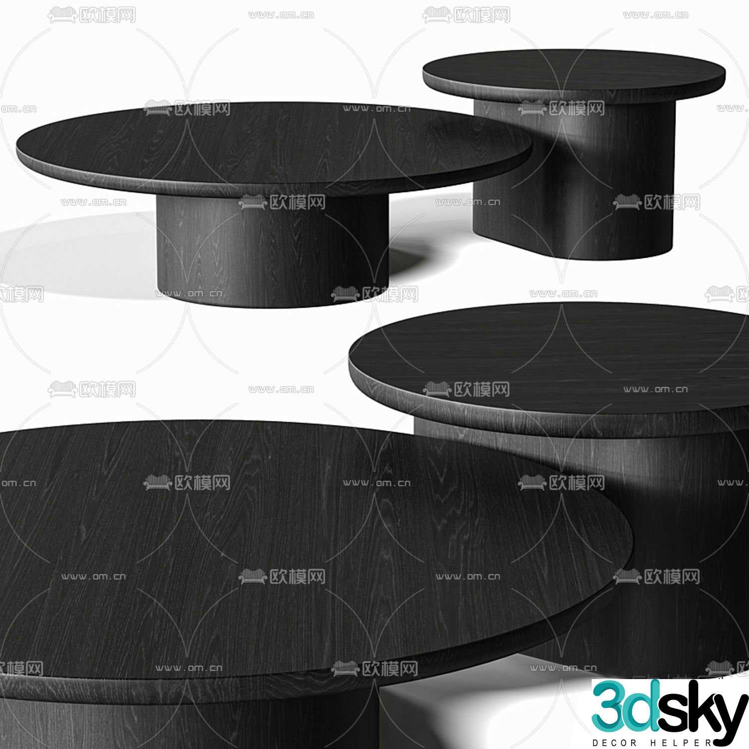 Minotti coffee table 3d model