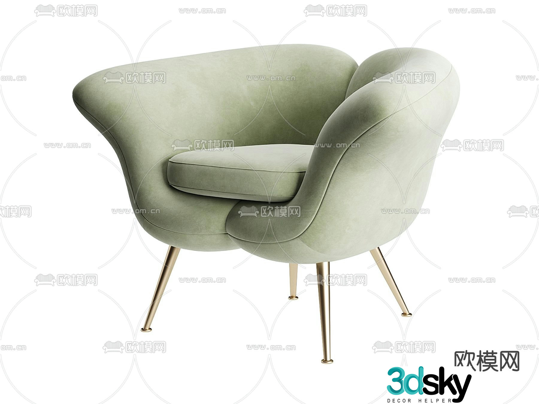 MISSANA leisure chair 3d model