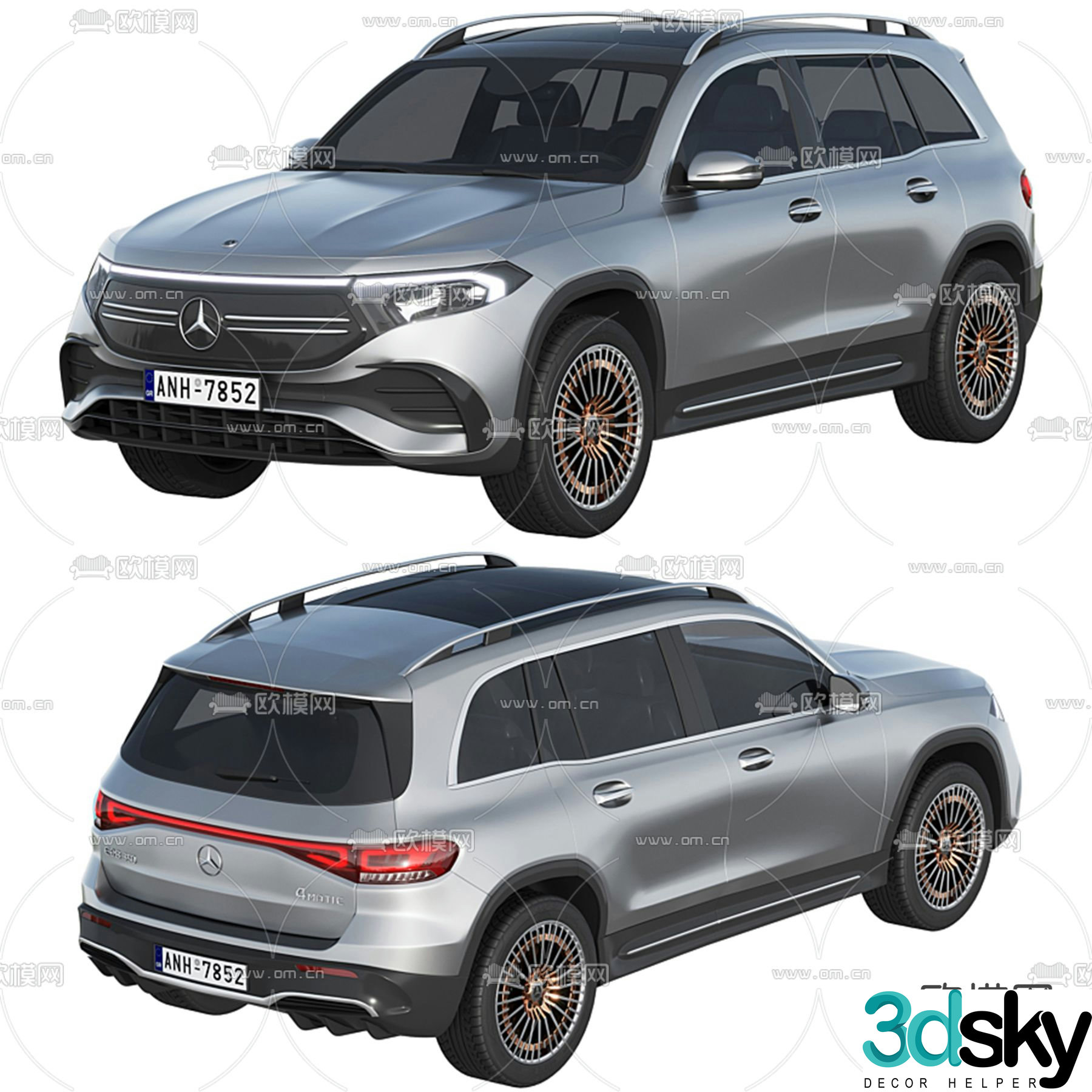 Mercedes Benz SUV 3d model