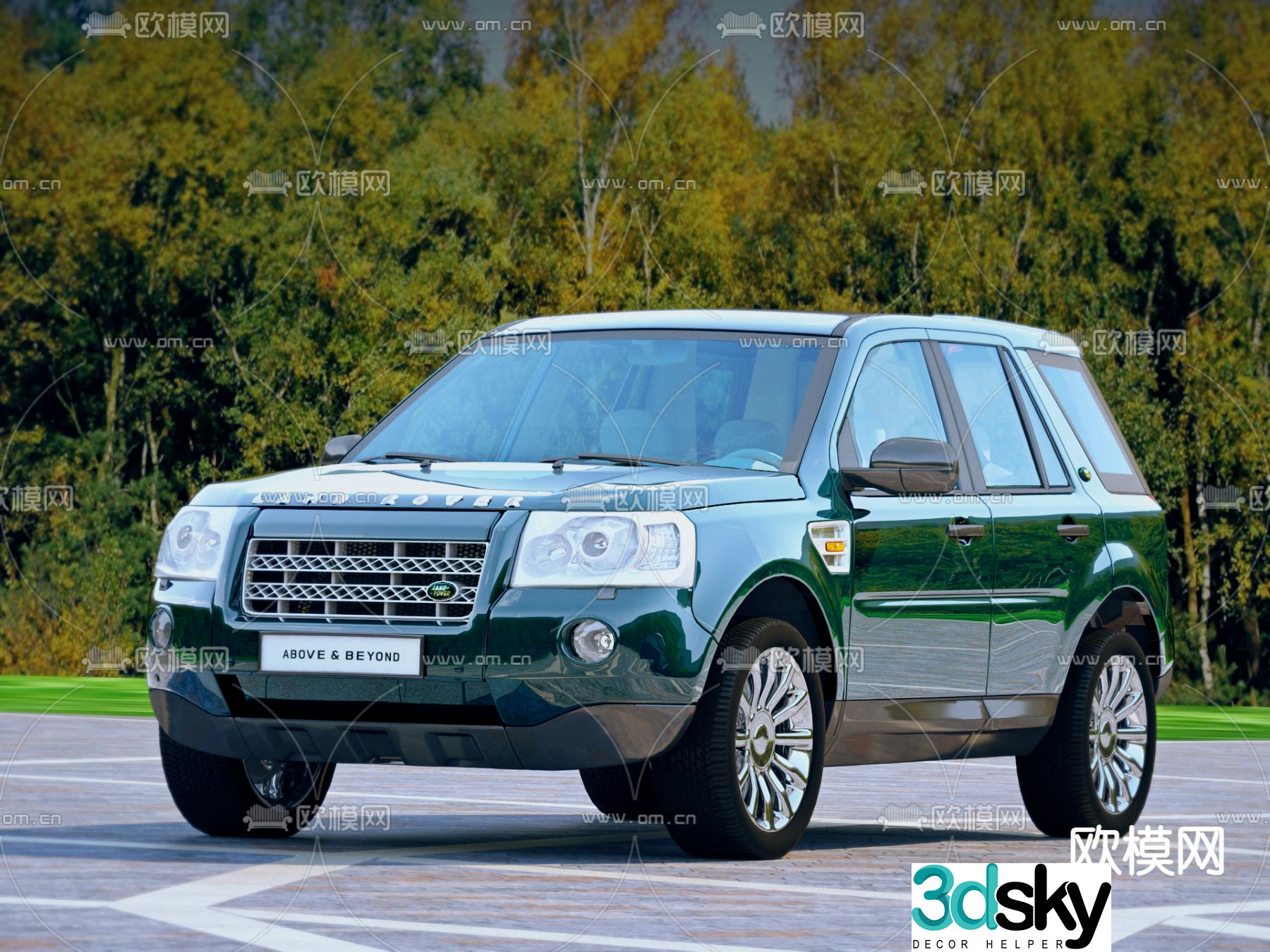 Land Rover Freelander car 3d model