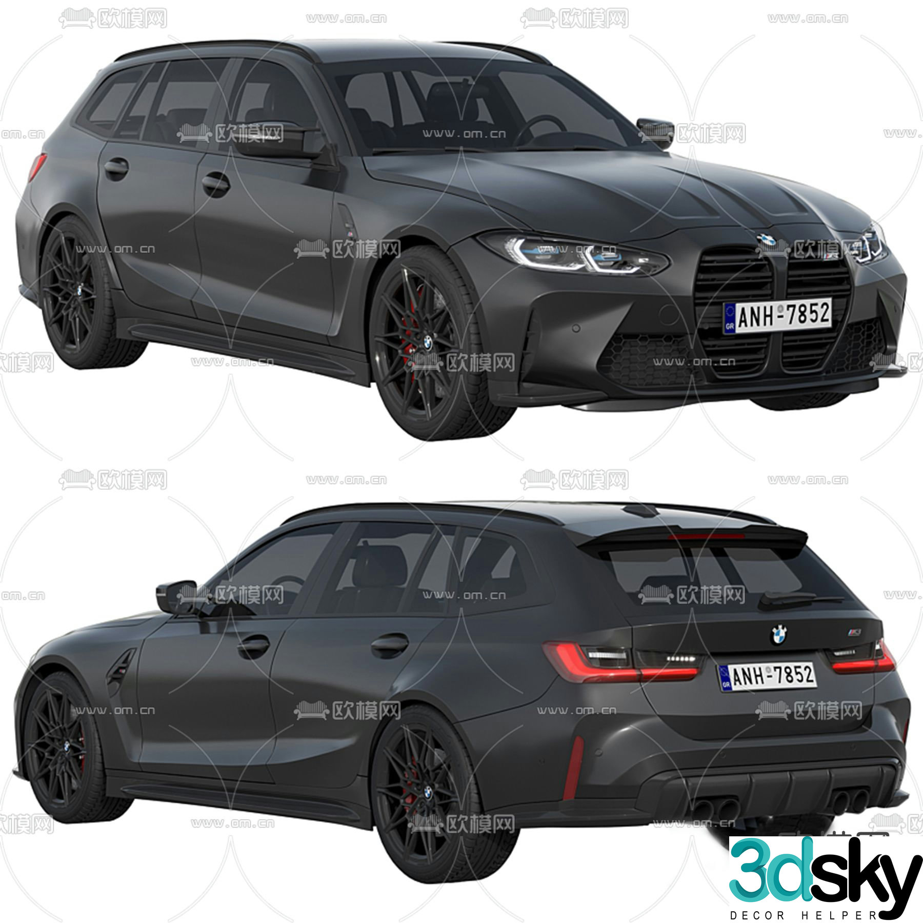 bmw car off road vehicle 3d model