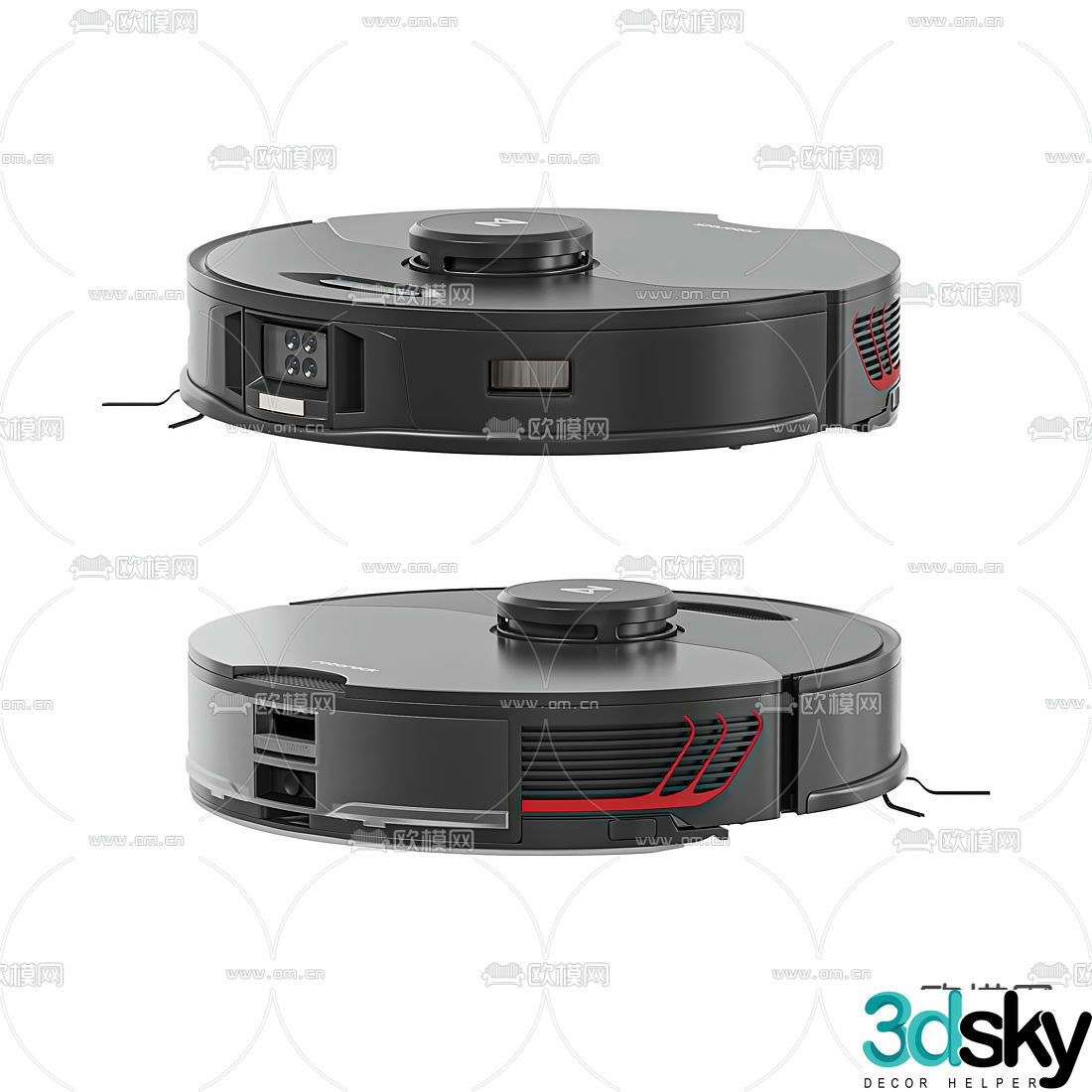 Sweeping robot 3d model
