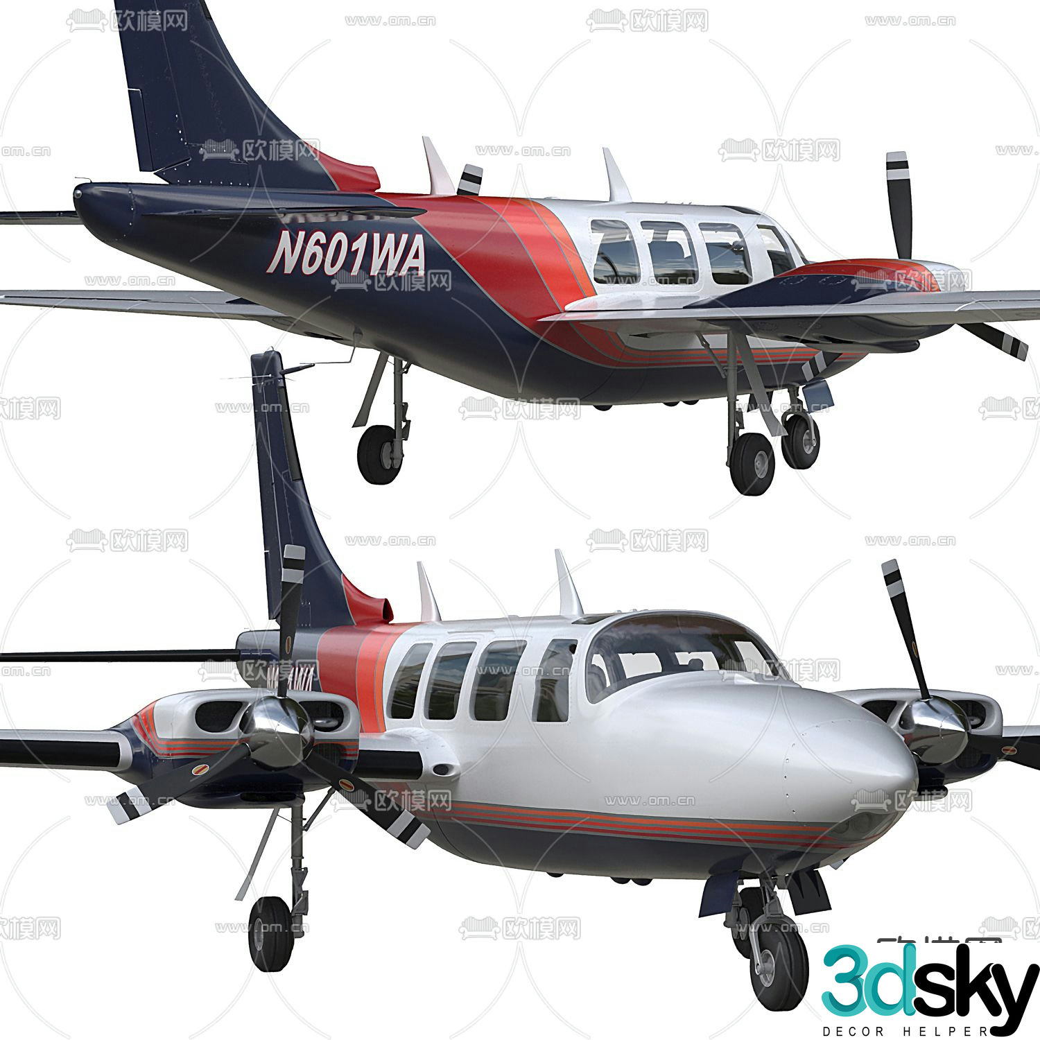 airplane 3d model