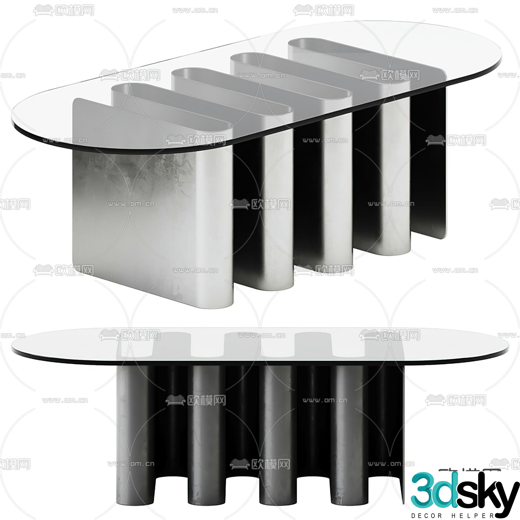 Baxter coffee table 3d model