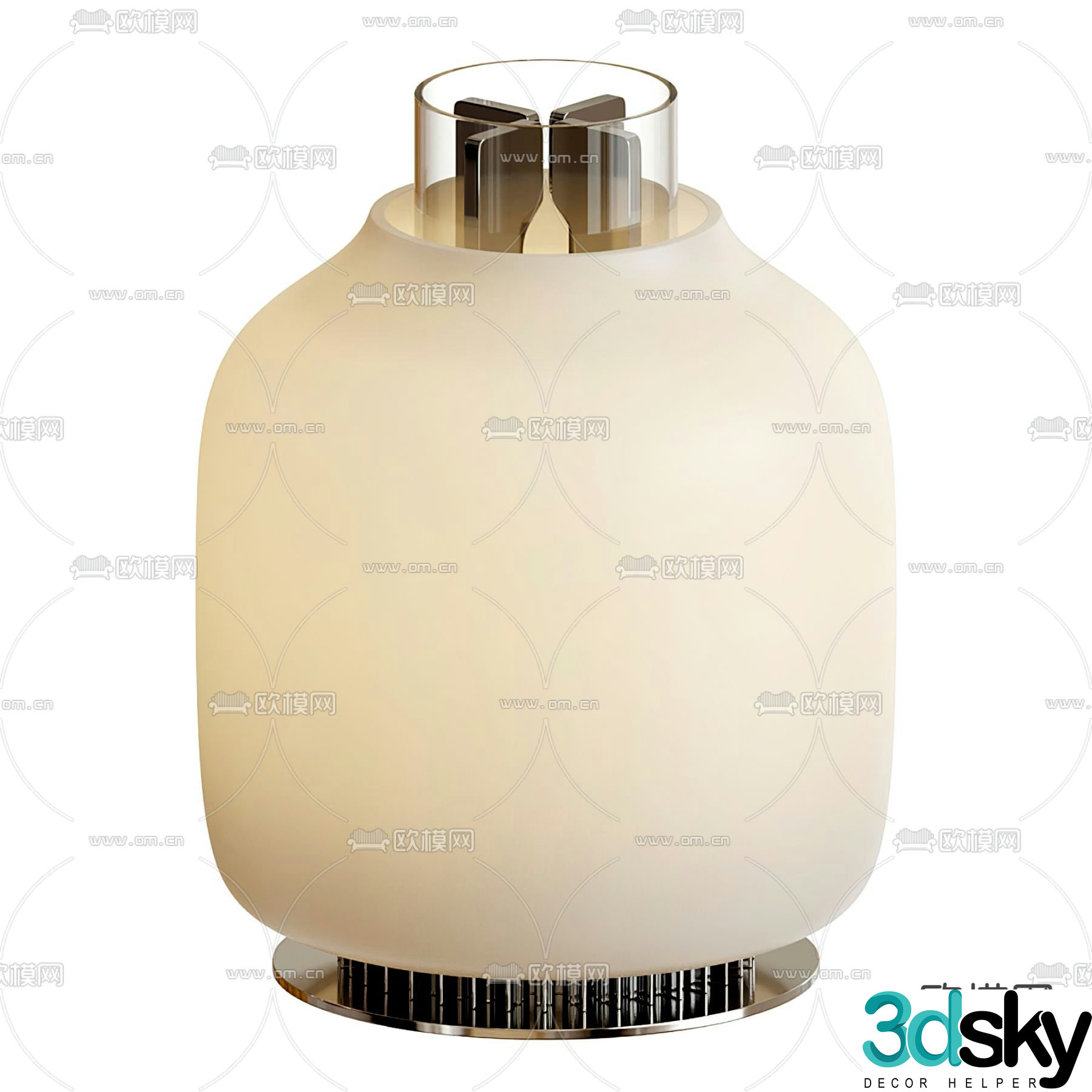 flos desk lamp 3d model