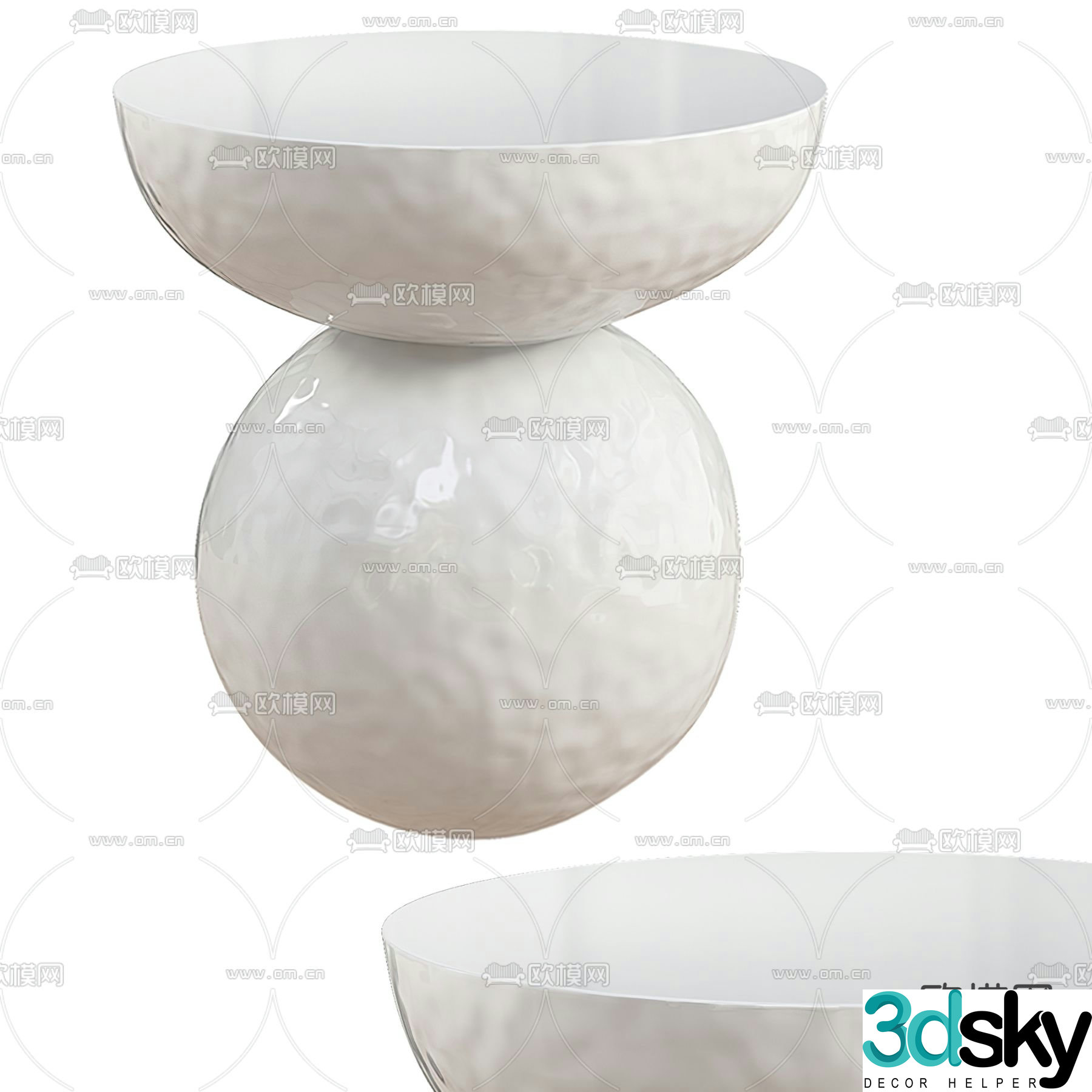 MISSANA round coffee table 3d model