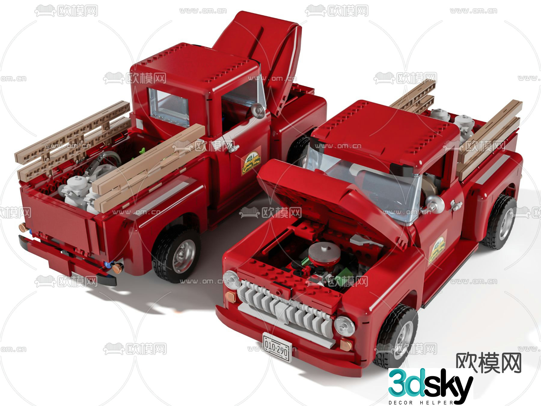 toy car cartoon car 3d model