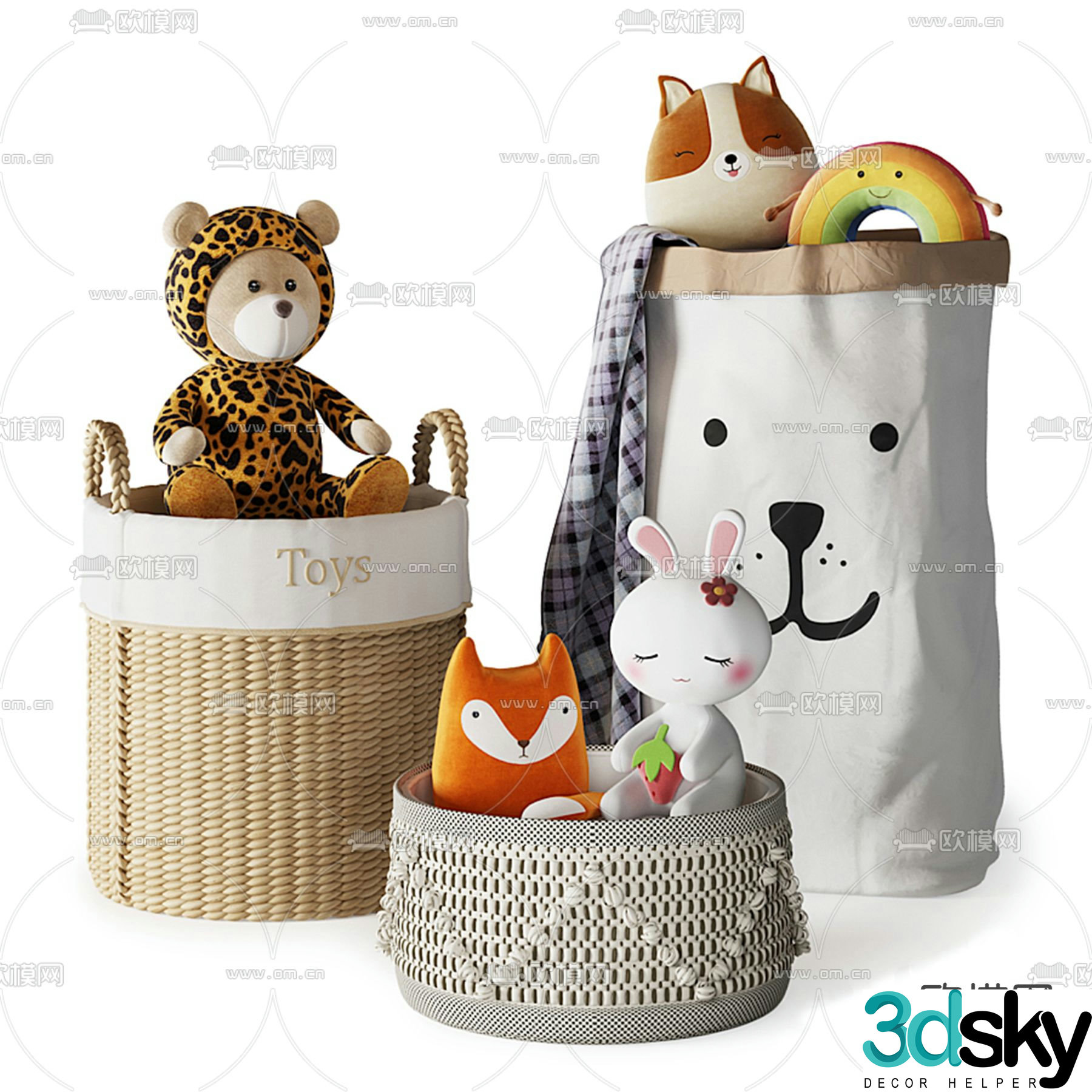 Children’s toy doll 3d model