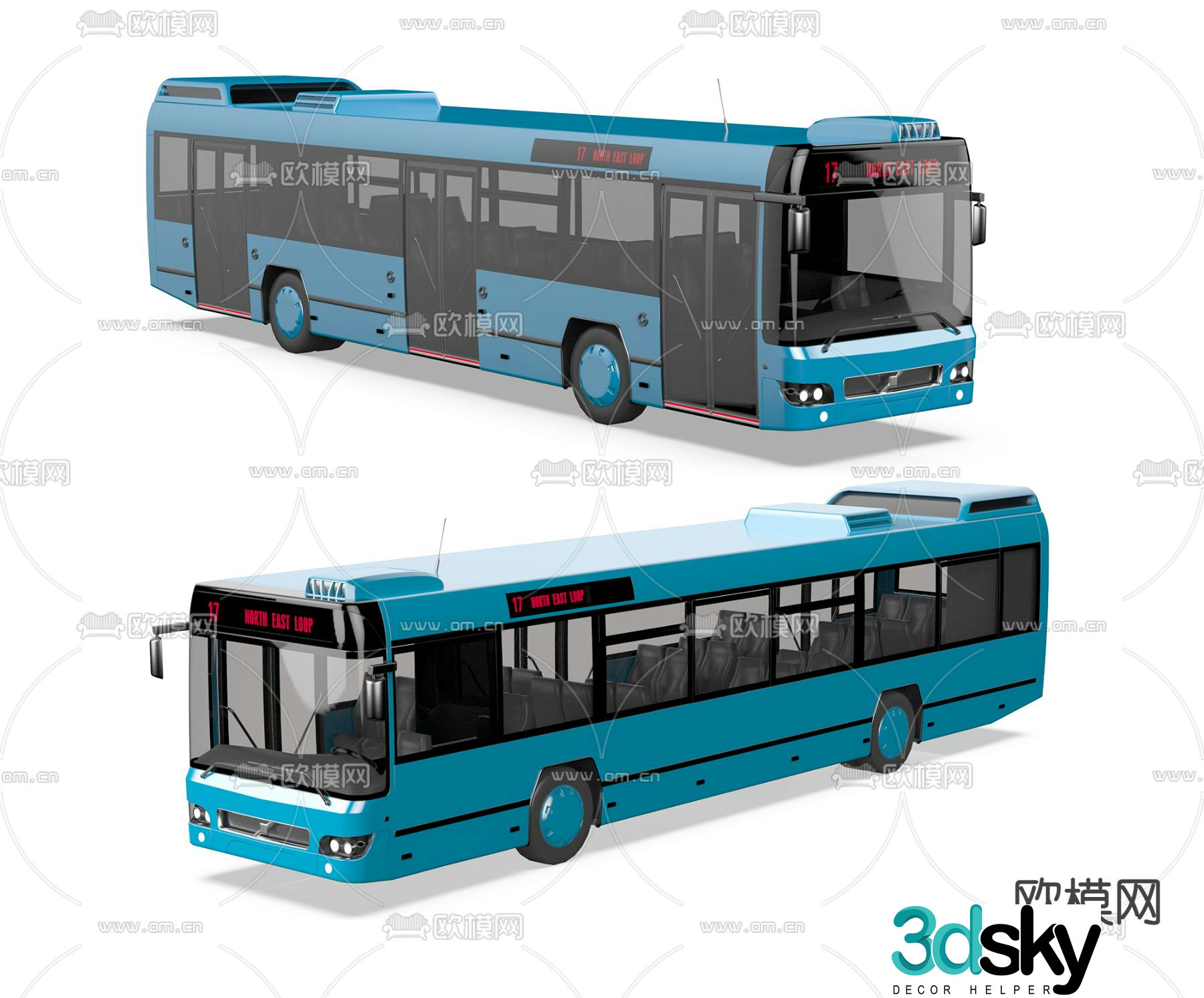bus bus 3d model