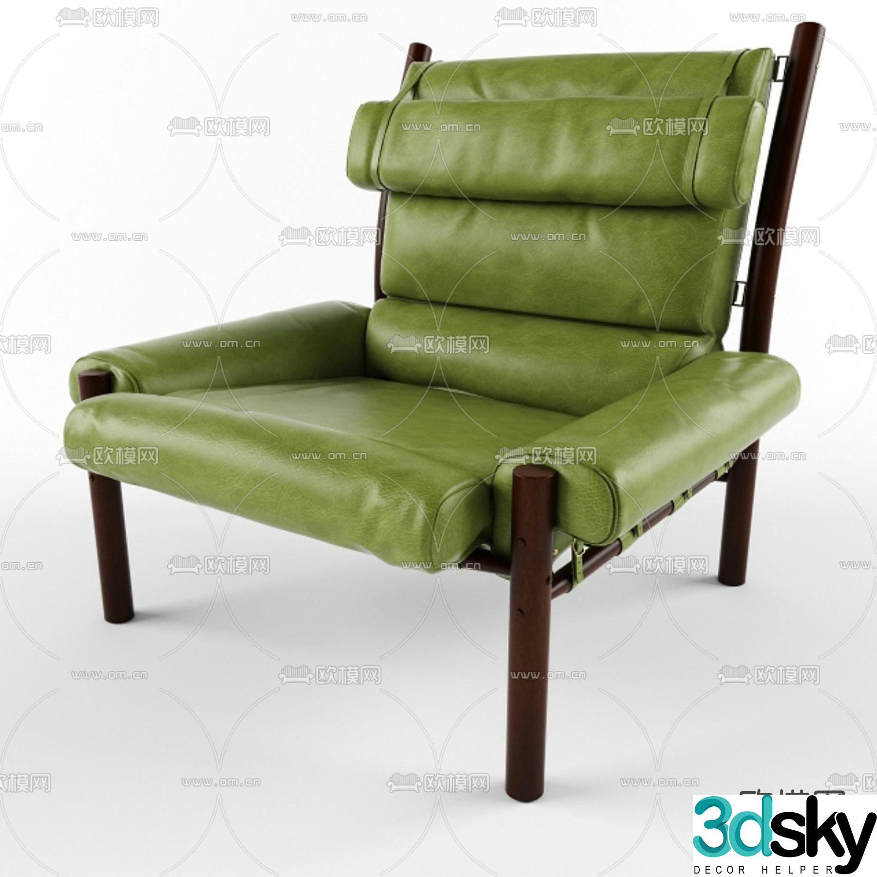 B&B Italia lounge chair 3d model