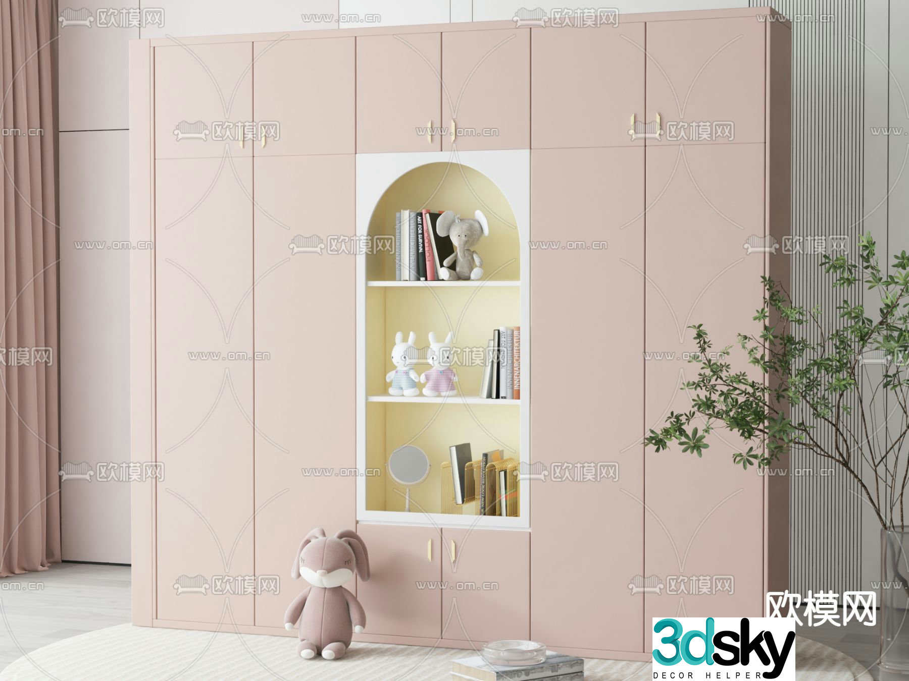 Children’s wardrobe 3d model
