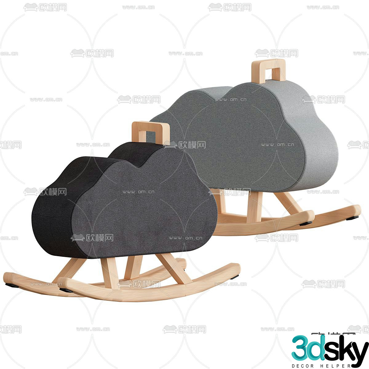 Children’s rocking chair Children’s chair 3d model