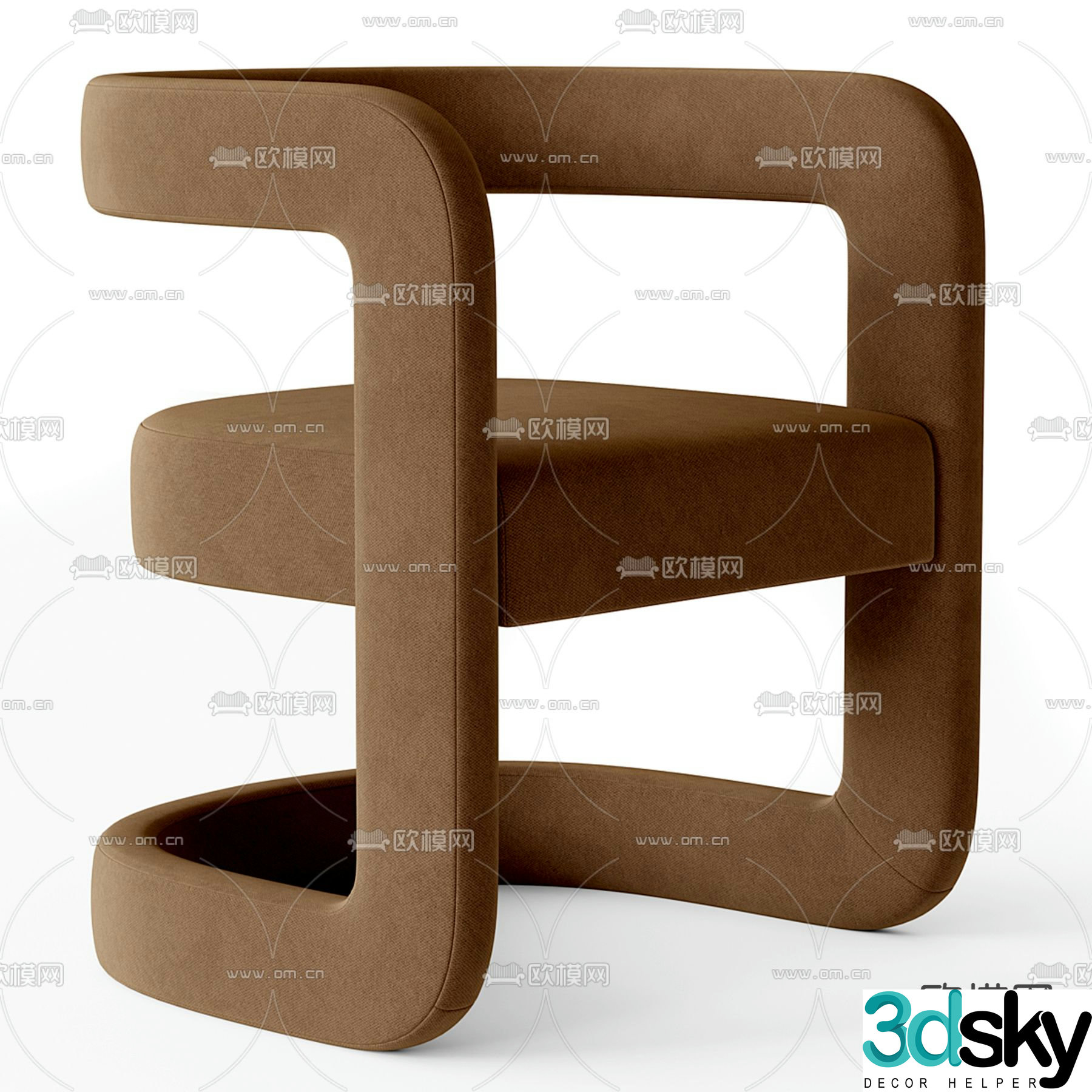 Poliform lounge chair 3d model