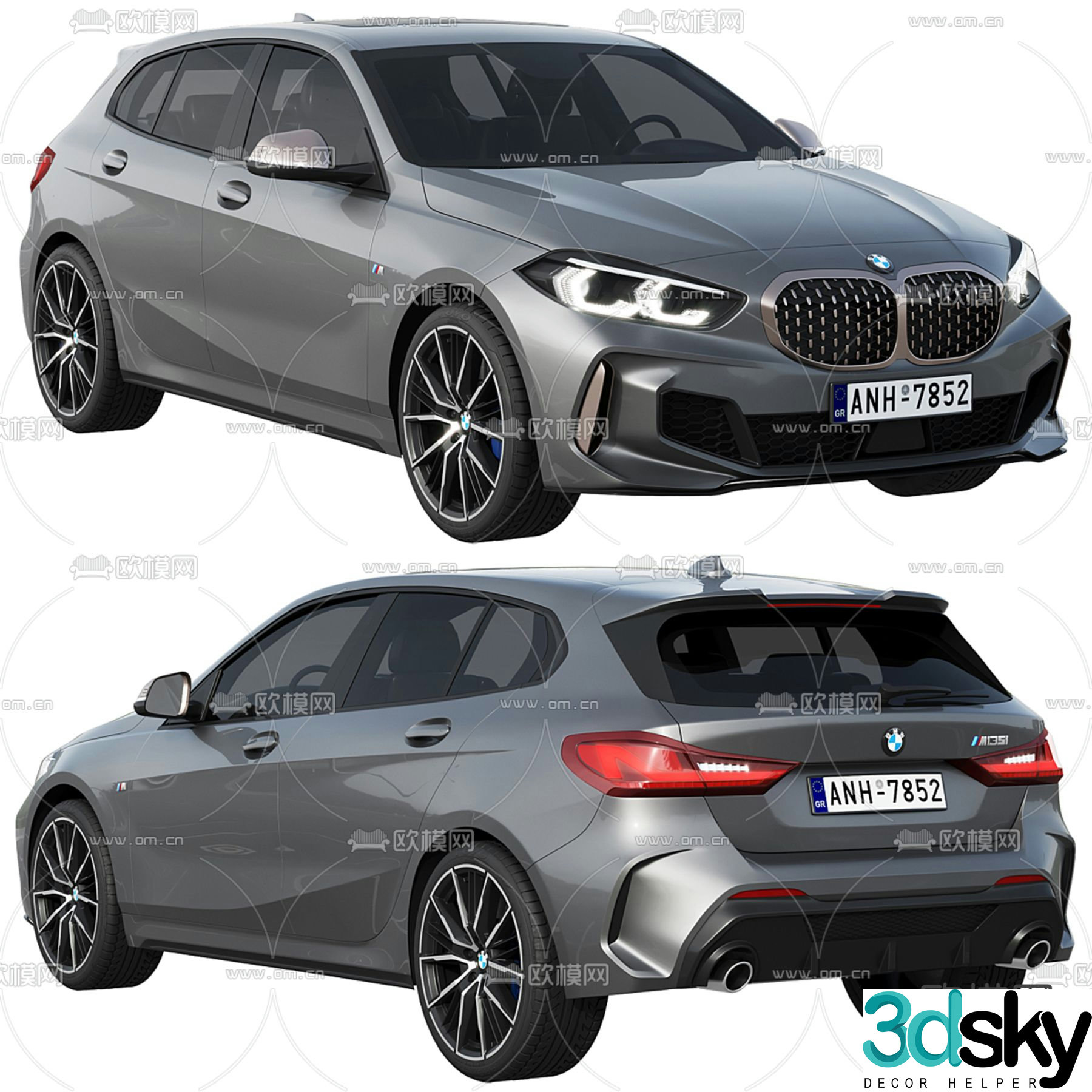 M135i BMW car 3d model