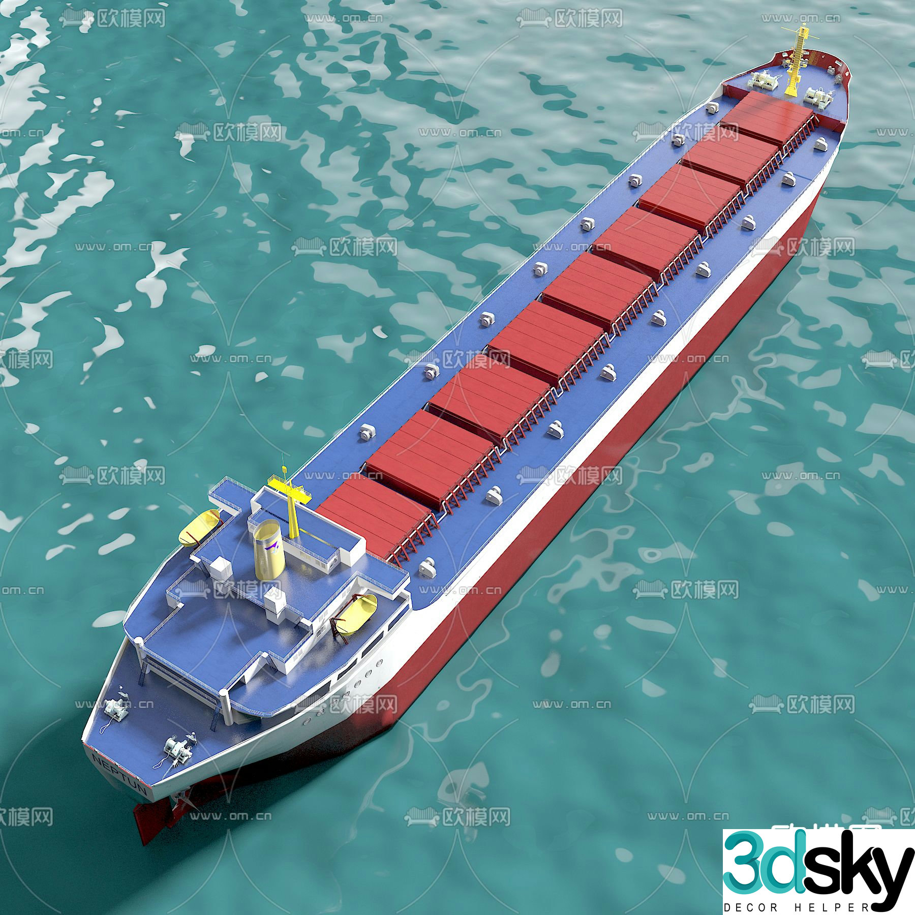 boat vehicle 3d model