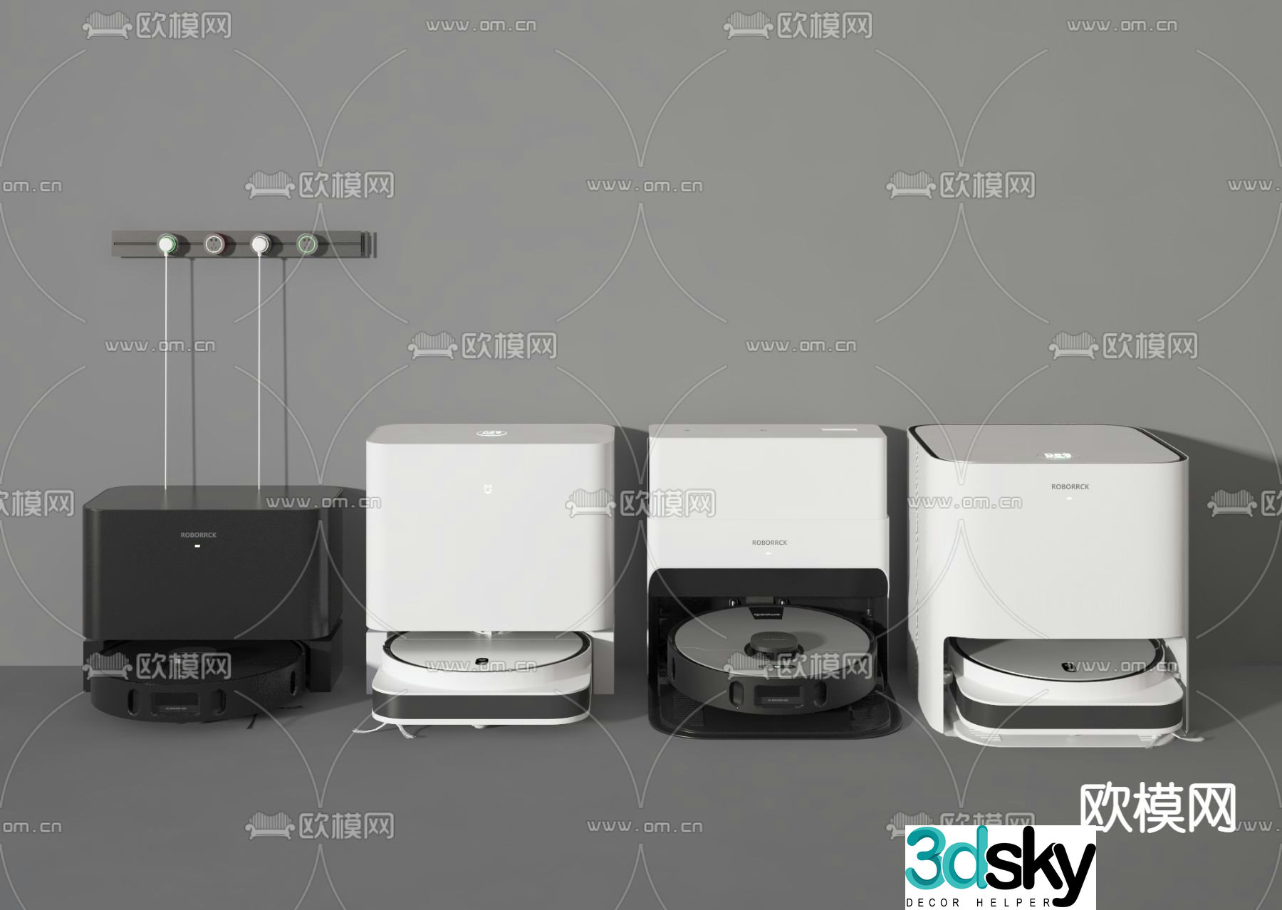 Sweeping robot sweeper 3d model