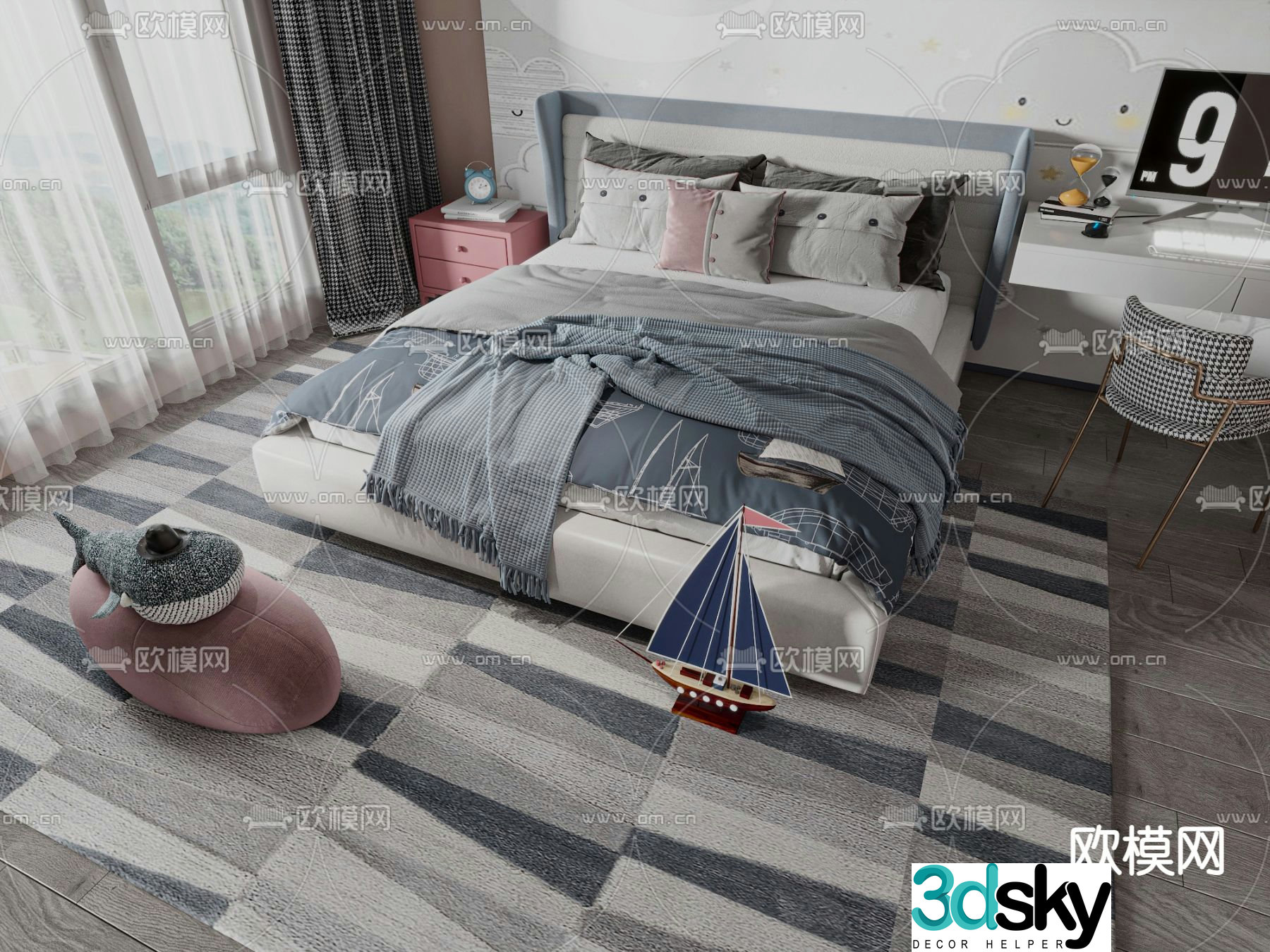 Children’s bed 3d model