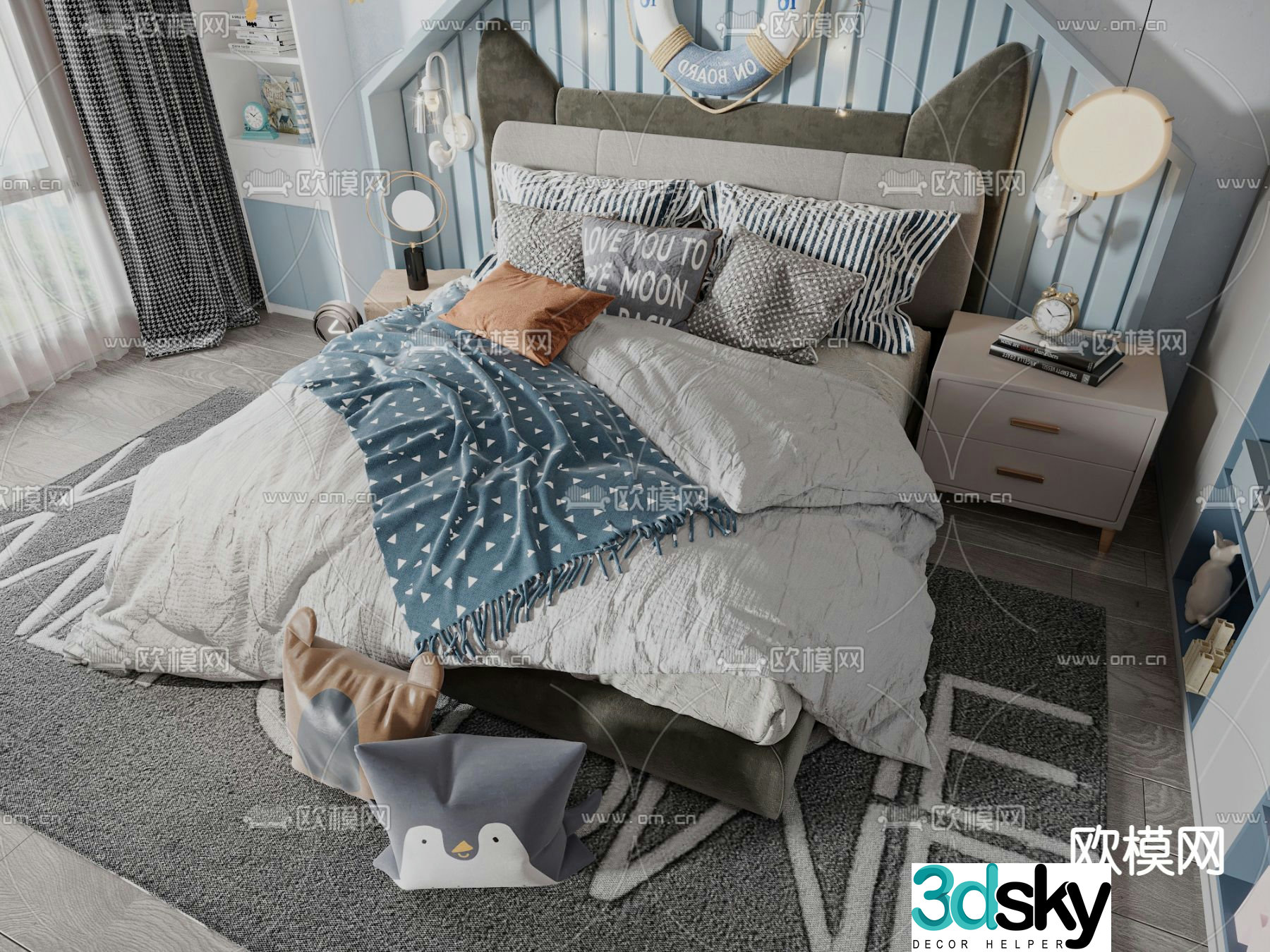 Children’s bed 3d model