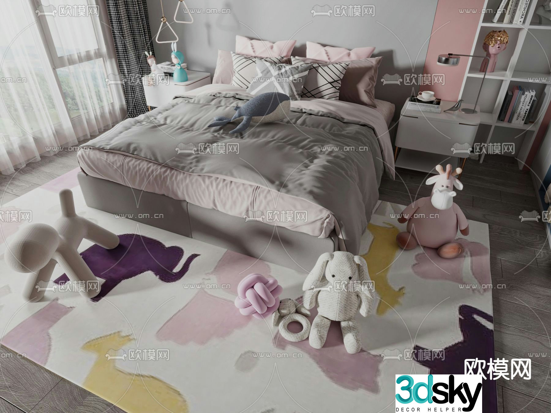 children’s bed child’s bed 3d model
