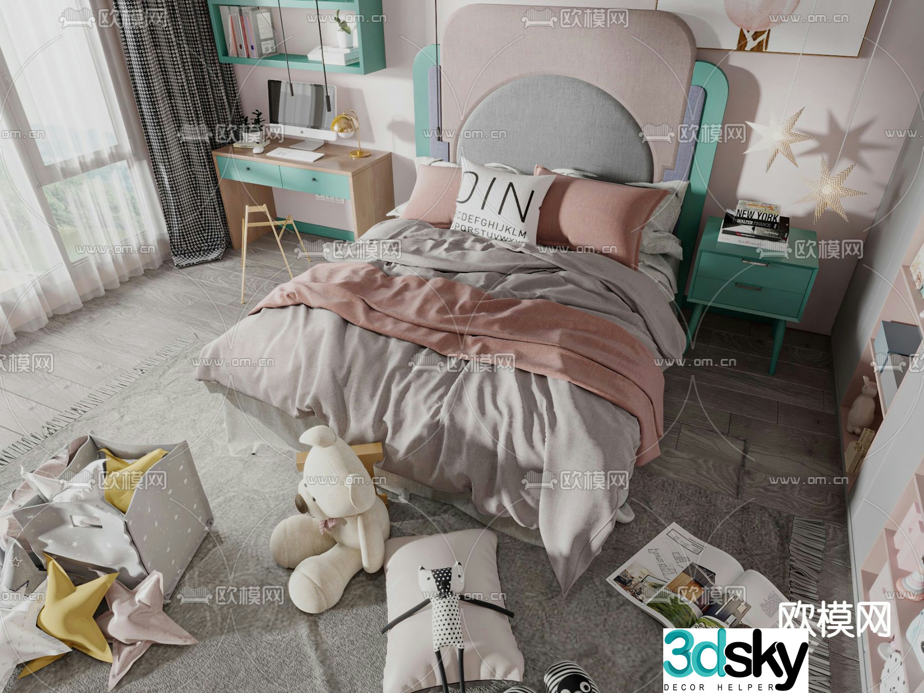 Children’s bed 3d model