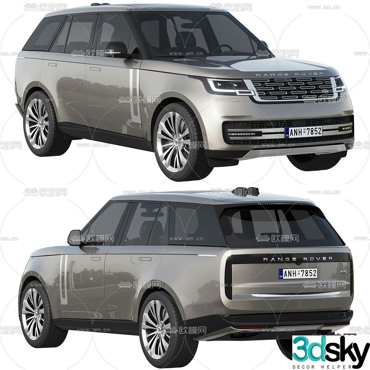 Land Rover Range Rover SUV car 3d model