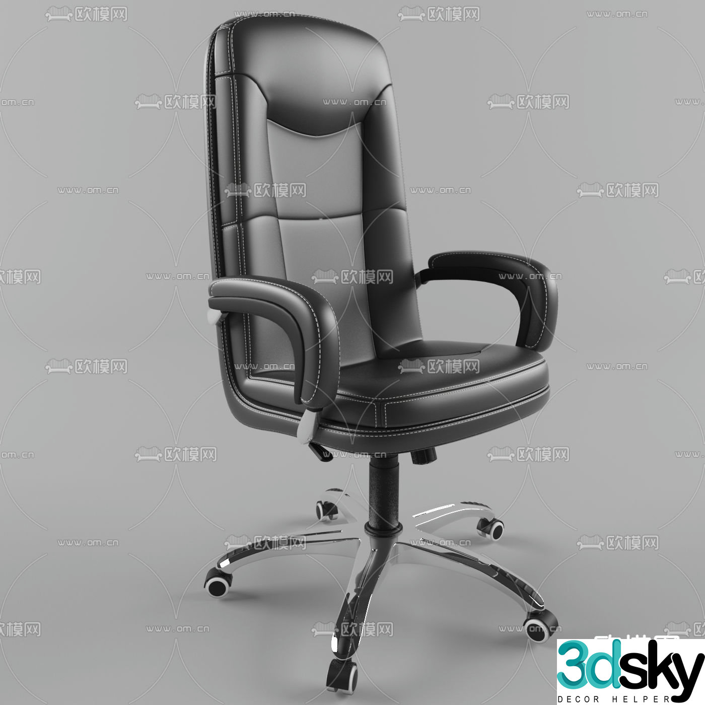 Boss chair office chair executive chair 3d model