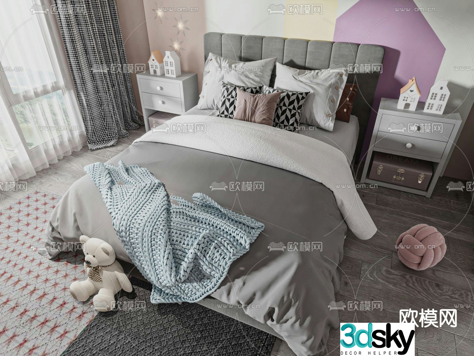 Children’s bed 3d model