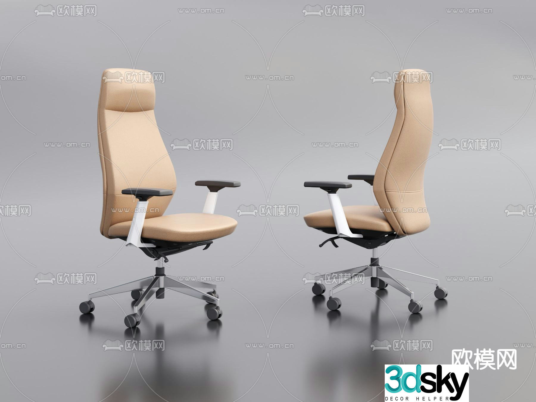 Modern office chair executive chair 3d model